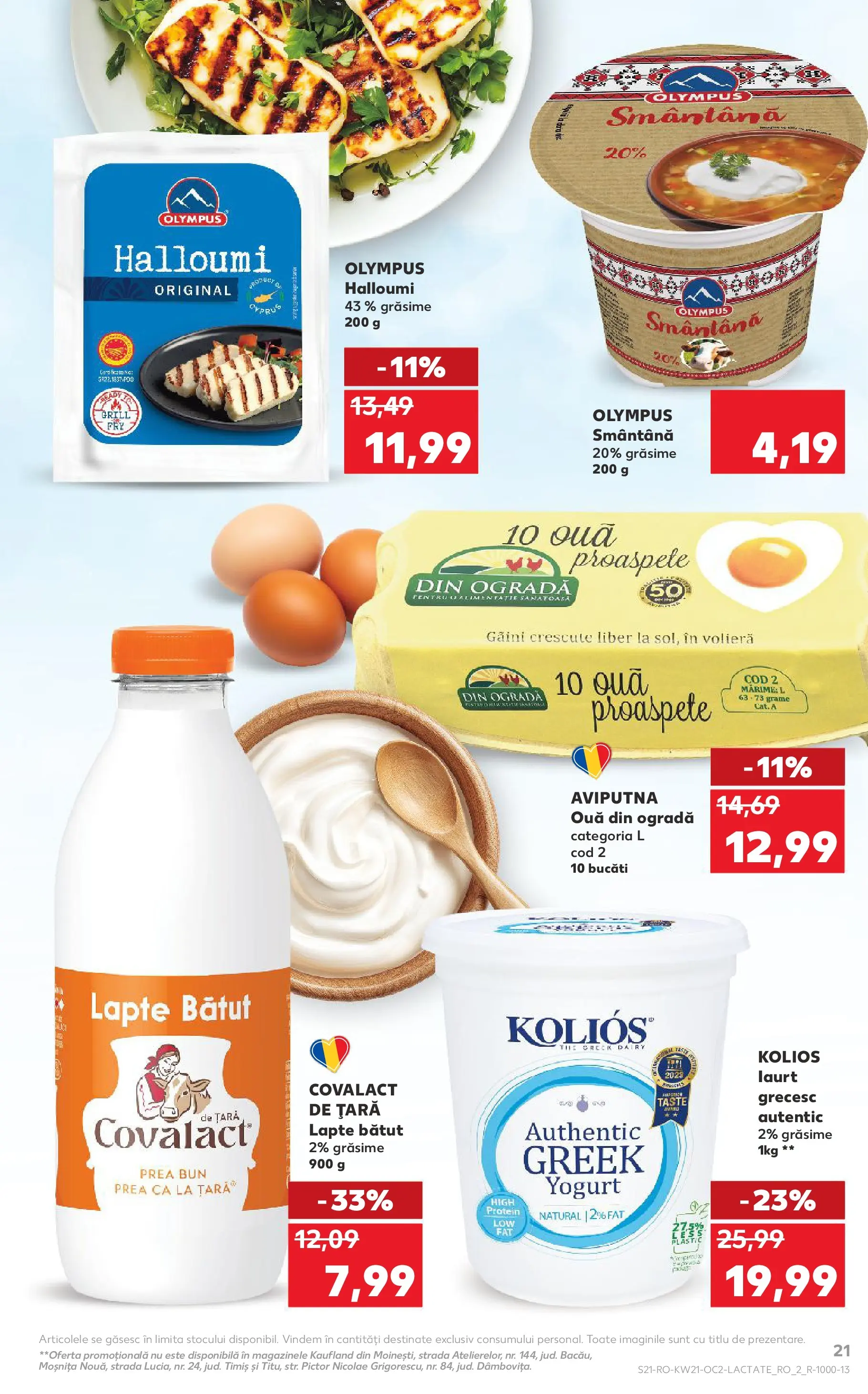 Catalog Kaufland 20 - 25 Mai 2026 | Pagina 21 | Produse: Tırnak makası, Lapte, Ouă, Smântână
