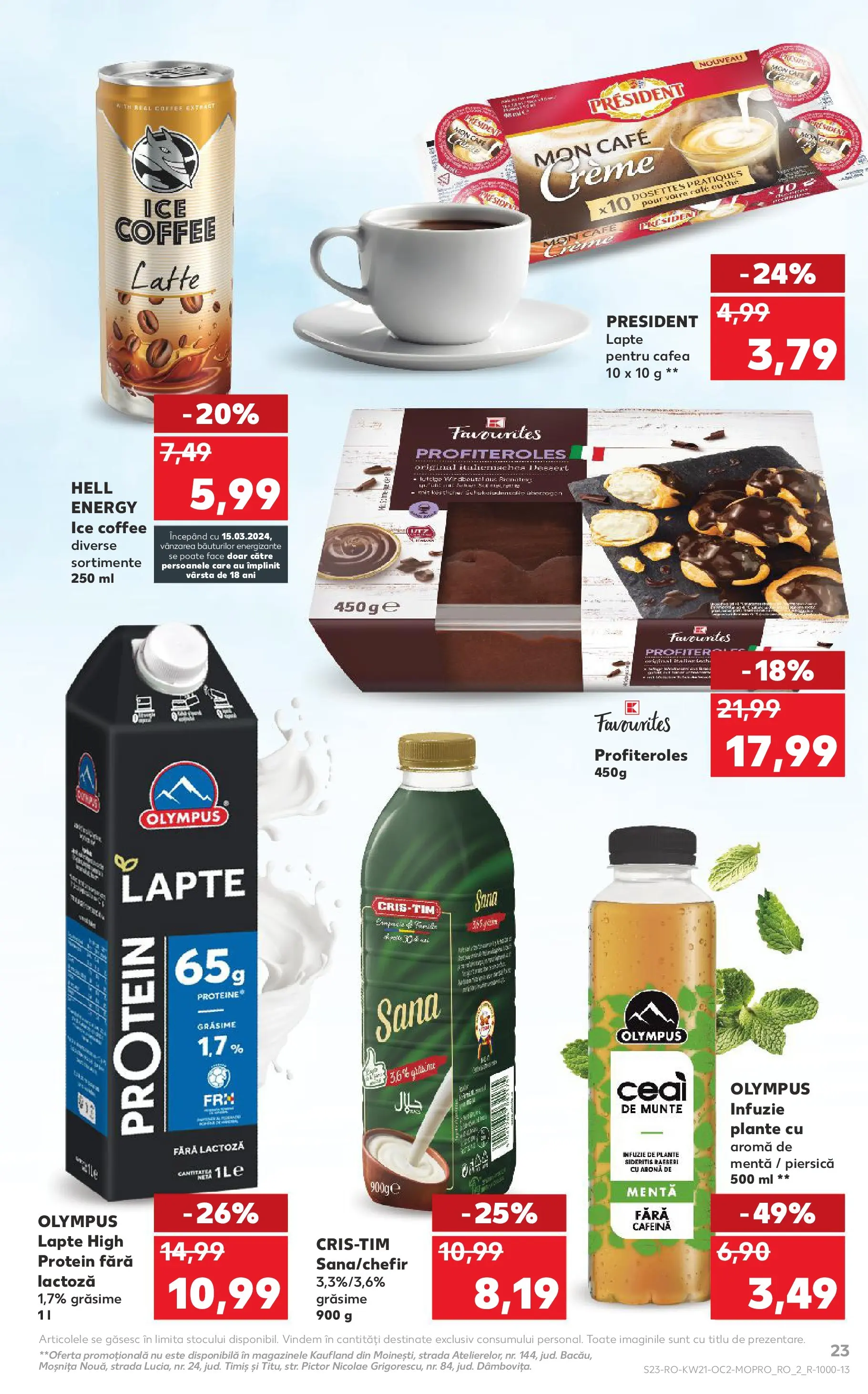 Catalog Kaufland 20 - 25 Mai 2026 | Pagina 23 | Produse: Piersică, Masaüstü kılıfı, Lapte, Cafea