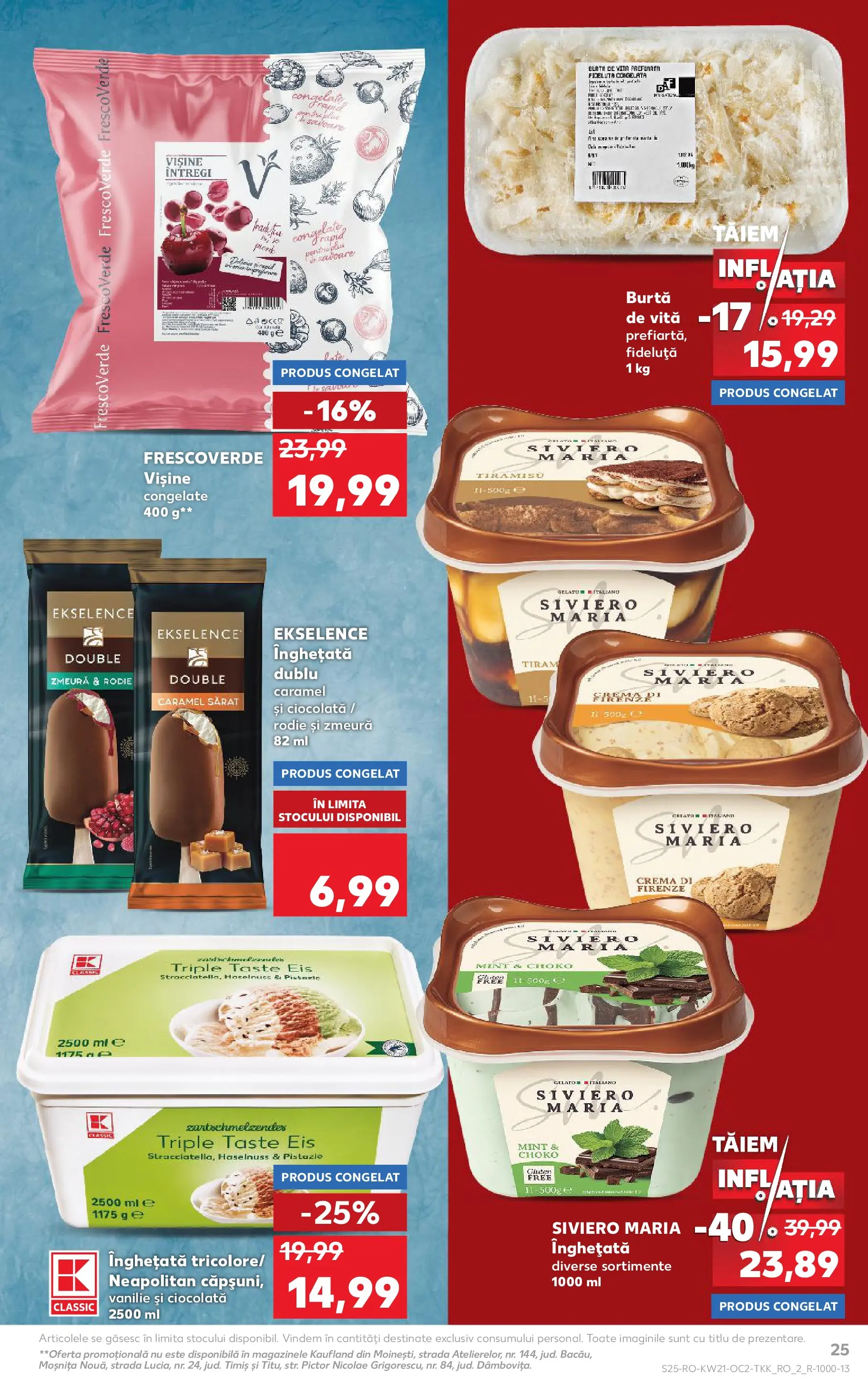 Catalog Kaufland 20 - 25 Mai 2026 | Pagina 25 | Produse: Zmeură, Cremă, Ciocolată, Înghețată