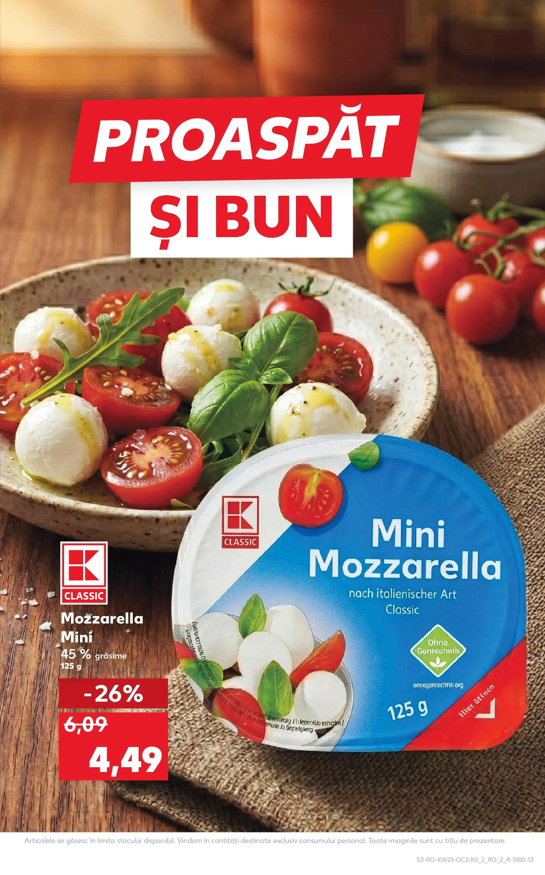 Catalog Kaufland 20 - 25 Mai 2026 | Pagina 3 | Produse: Mozzarella