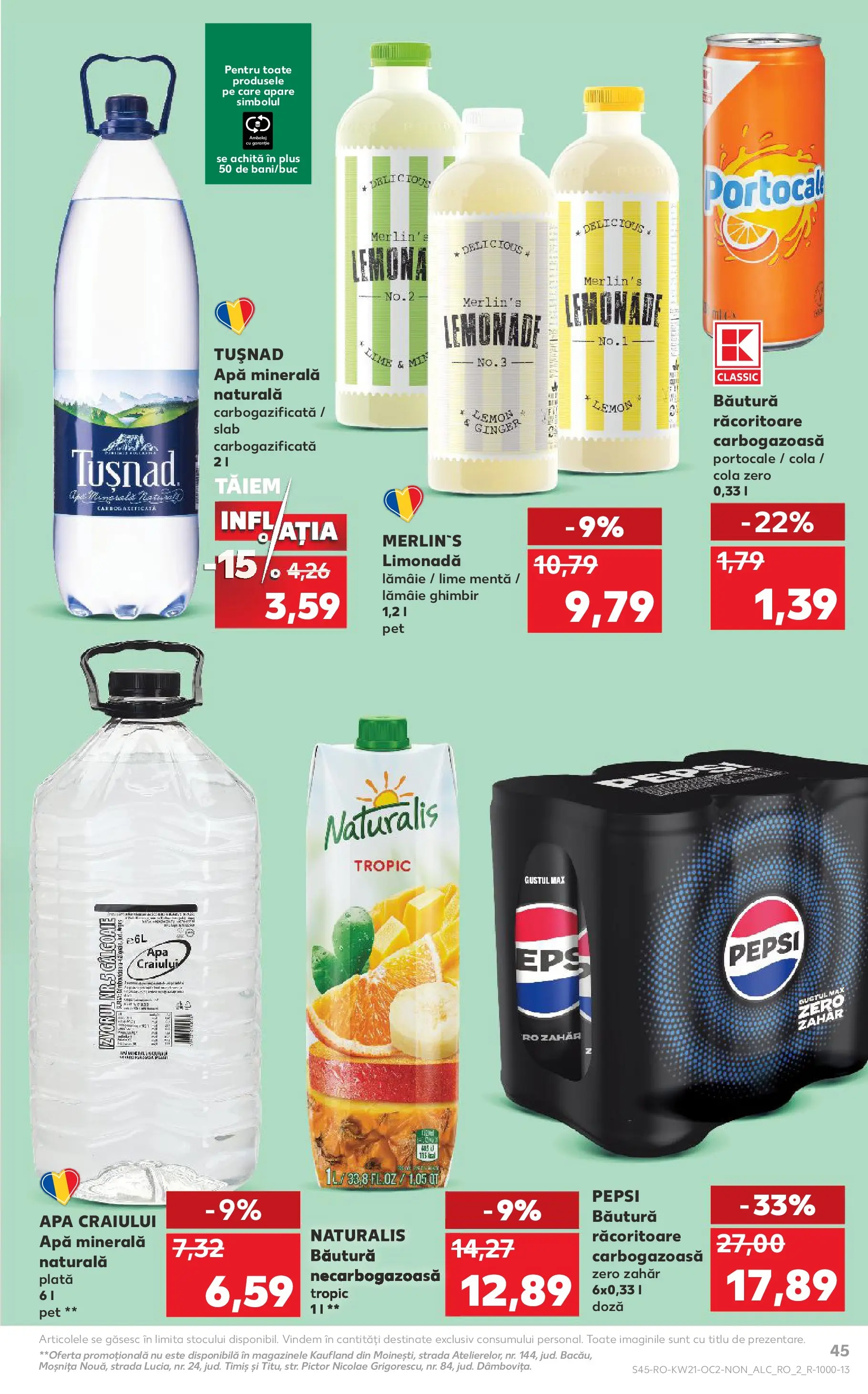 Catalog Kaufland 20 - 25 Mai 2026 | Pagina 45 | Produse: Yazı tahtası kalemi, Amerikan servis, Portocale, Zahăr