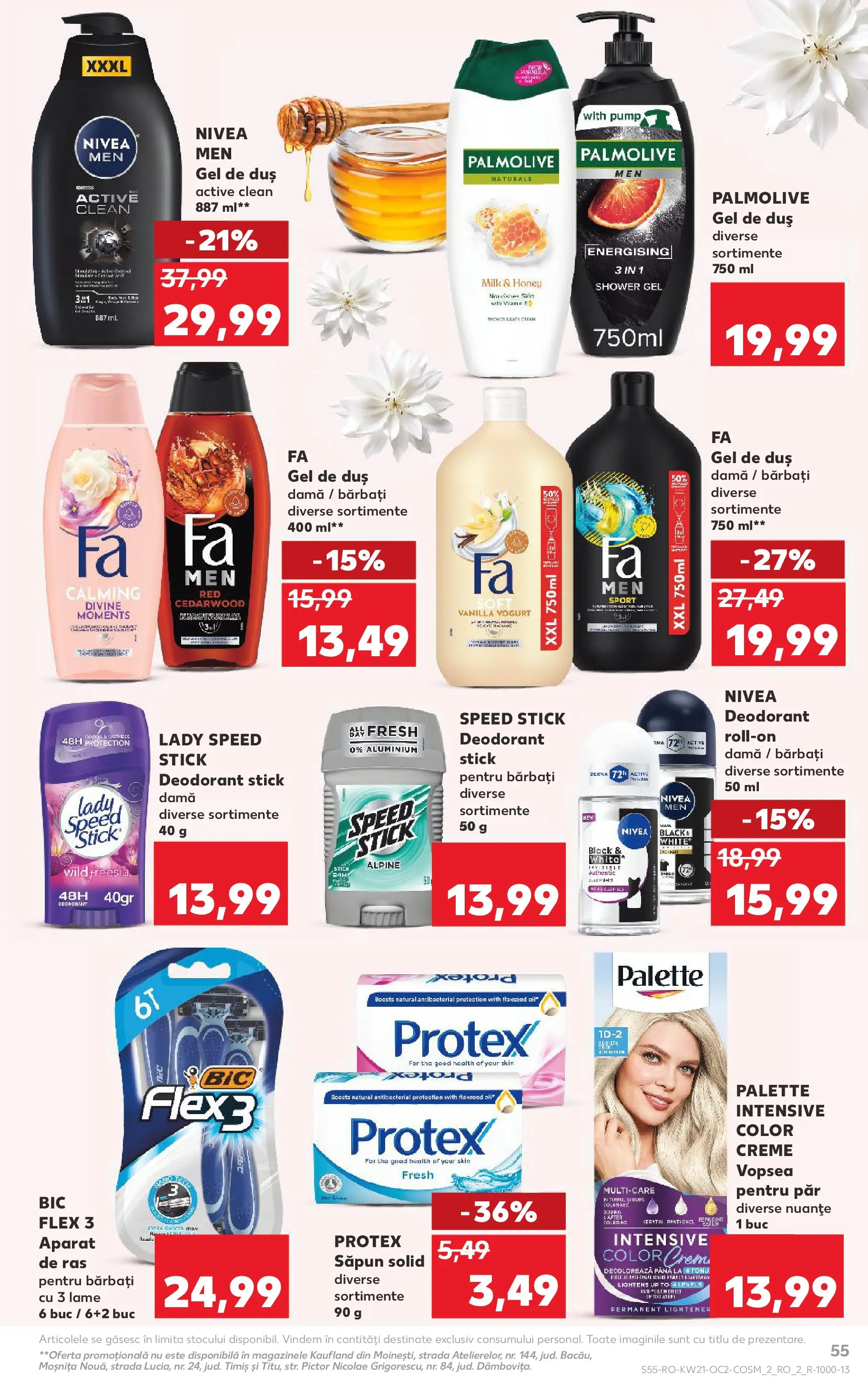 Catalog Kaufland 20 - 25 Mai 2026 | Pagina 55 | Produse: Vopsea, Duș, Gel de duș, Deodorant