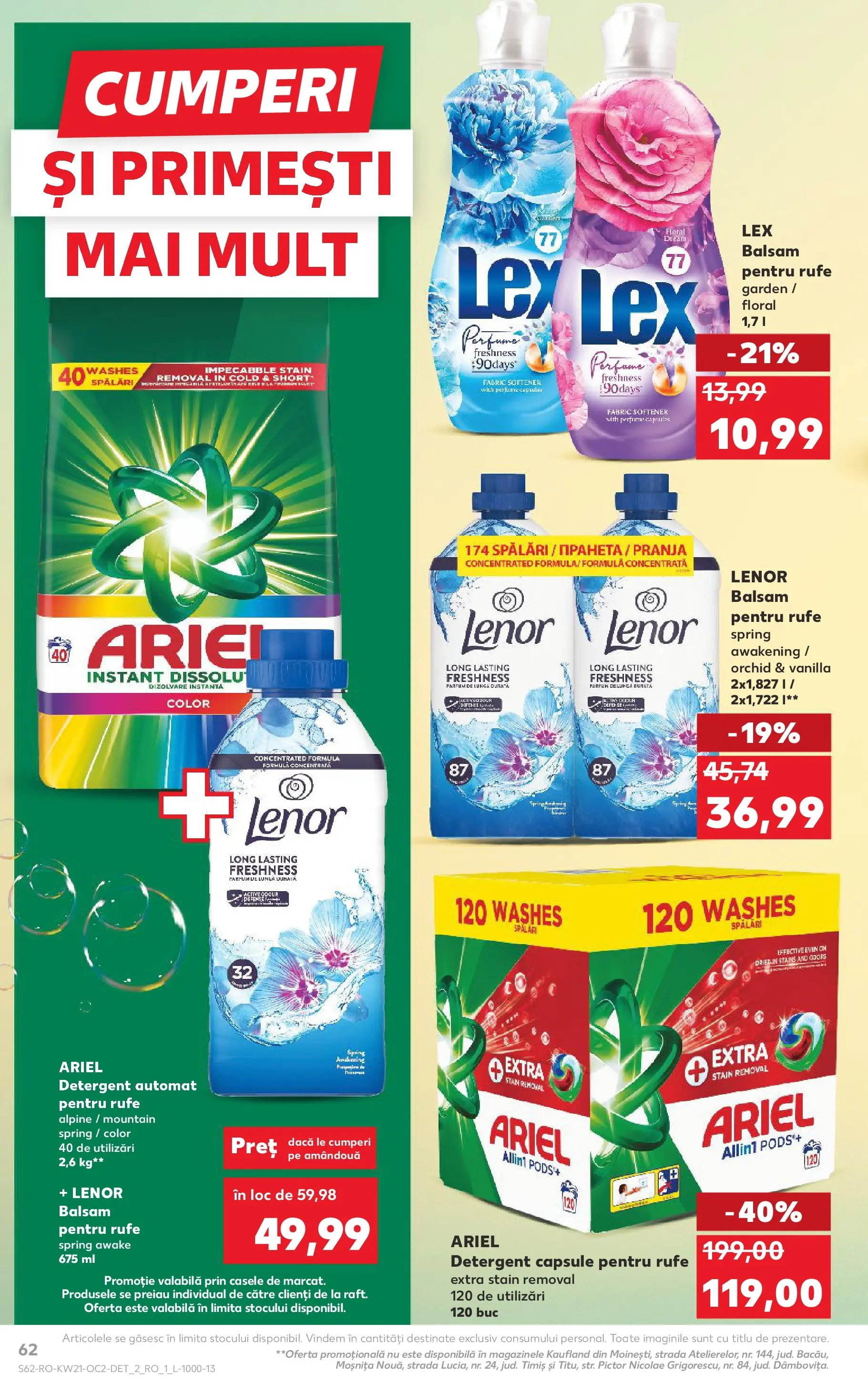Catalog Kaufland 20 - 25 Mai 2026 | Pagina 62 | Produse: Kedi Ödül Oyuncakları, Parfum, Balsam, Yorgan