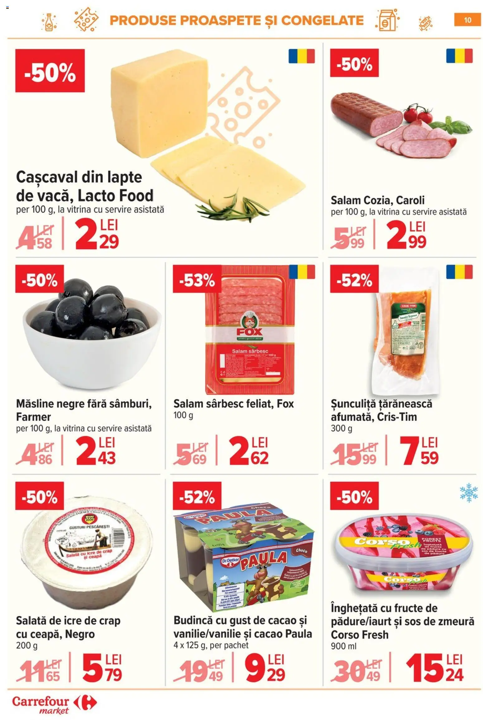 Catalog Carrefour 20 Mai - 1 Iunie 2026 | Pagina 10 | Produse: Vitrină, Măsline, Cacao, Sos