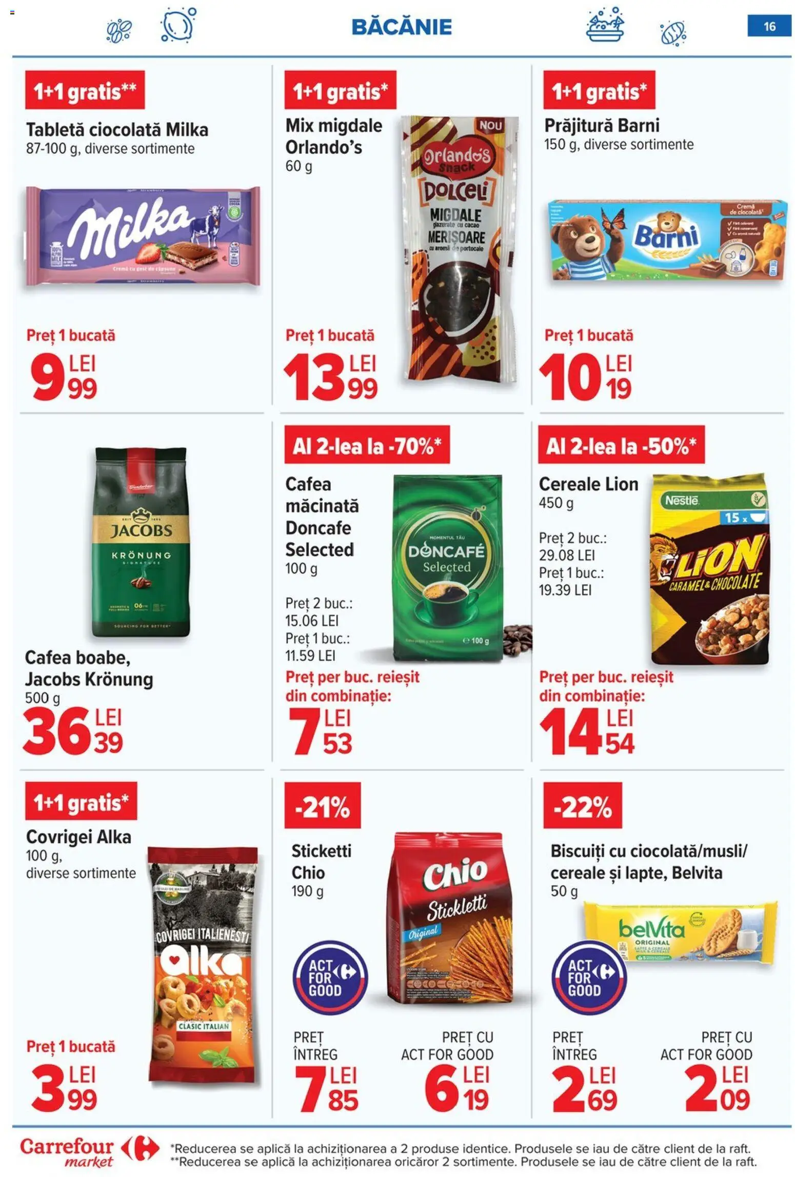 Catalog Carrefour 20 Mai - 1 Iunie 2026 | Pagina 16 | Produse: Covrigei, Ciocolată, Cacao, Biscuiți