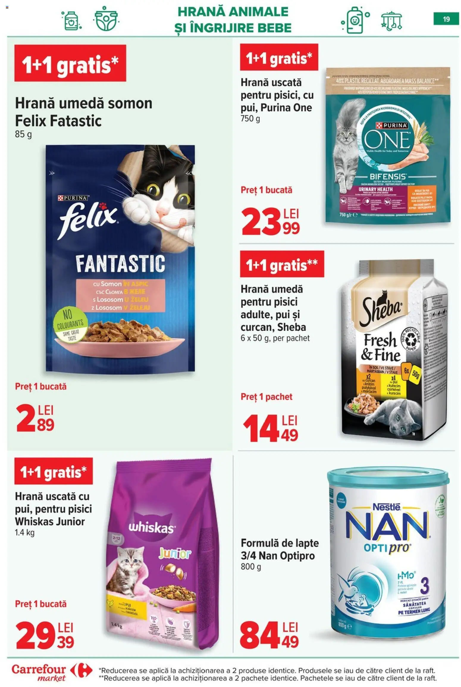 Catalog Carrefour 20 Mai - 1 Iunie 2026 | Pagina 19 | Produse: Hacıyatmaz Kedi Oyuncağı, Lapte, Sos