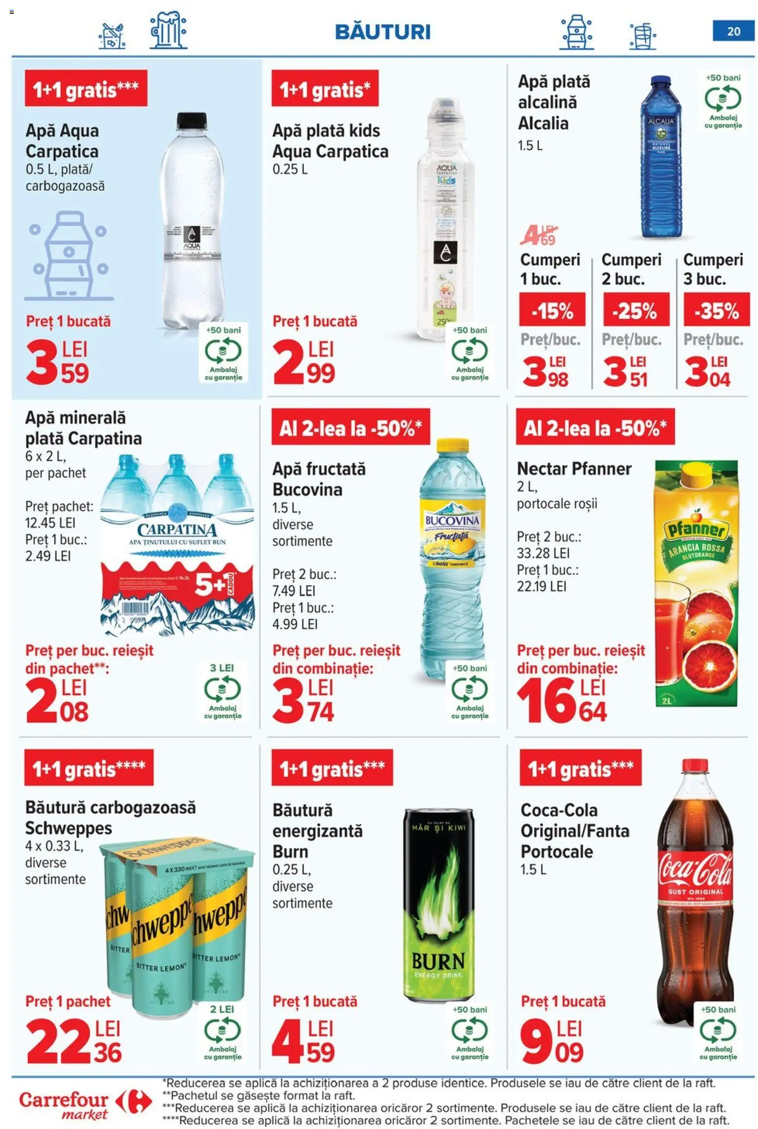 Catalog Carrefour 20 Mai - 1 Iunie 2026 | Pagina 20 | Produse: Portocale, Roșii, Kiwi, Apă