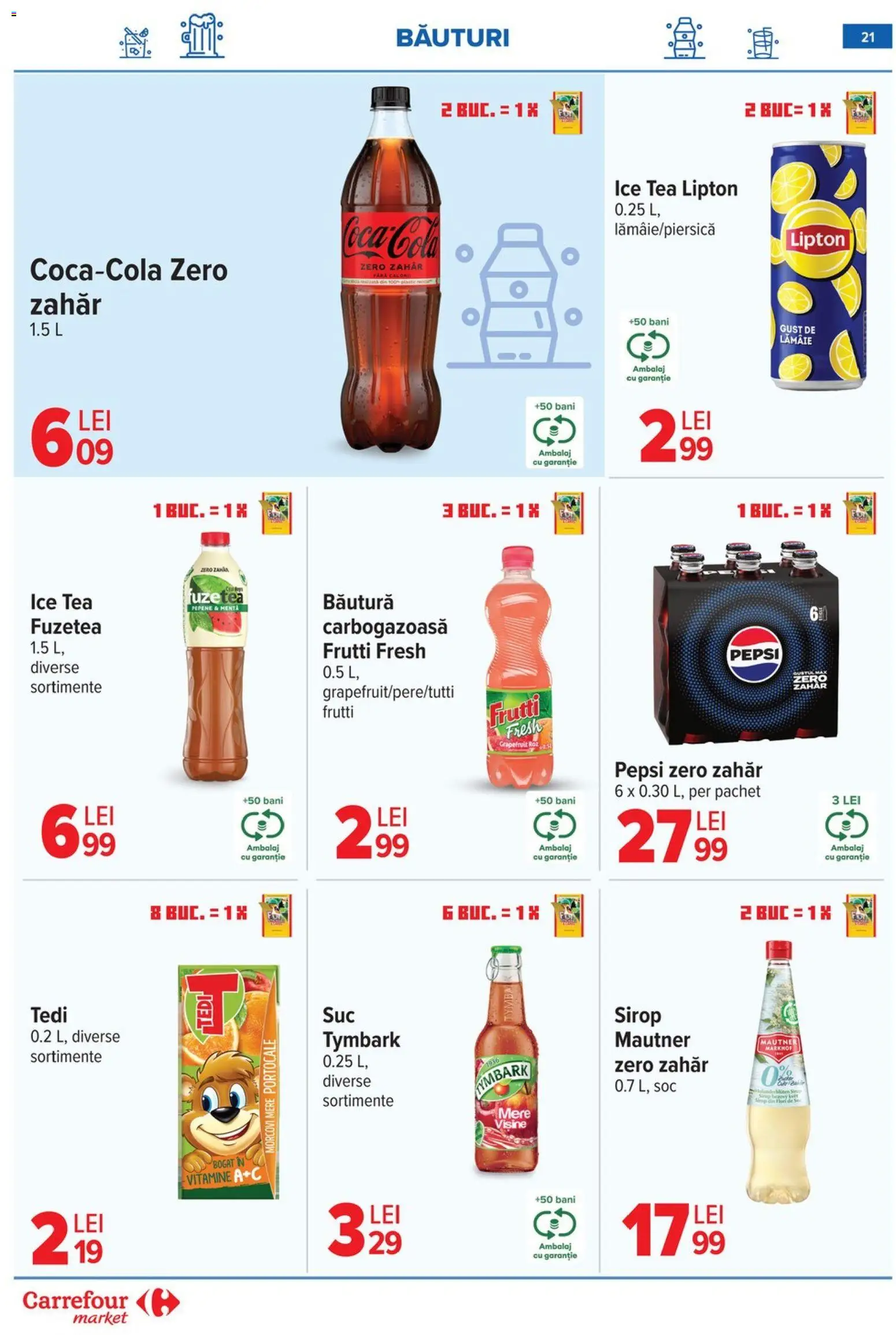 Catalog Carrefour 20 Mai - 1 Iunie 2026 | Pagina 21 | Produse: Amerikan servis, Mere, Portocale, Sirop