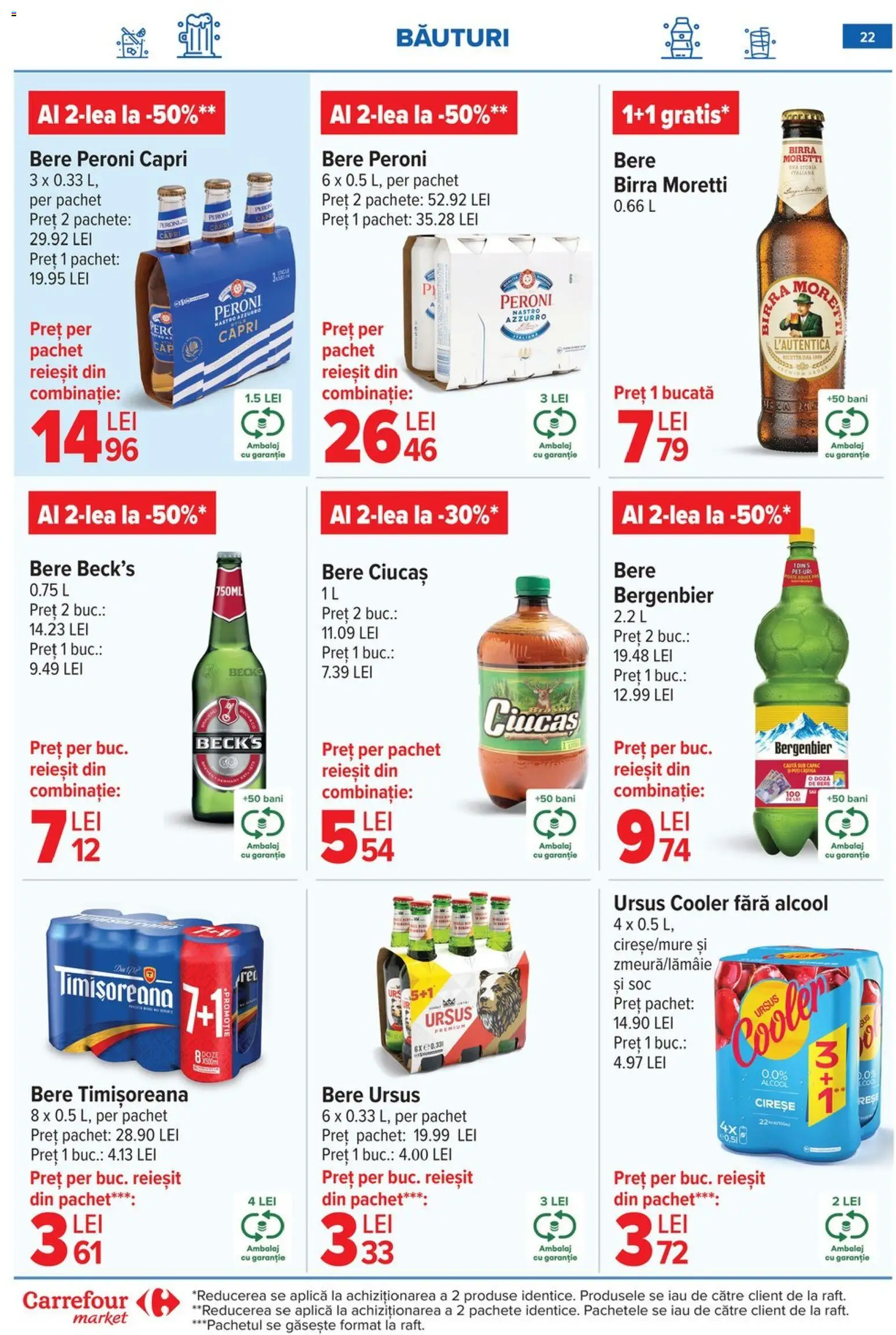 Catalog Carrefour 20 Mai - 1 Iunie 2026 | Pagina 22 | Produse: Raft, Bere, Plastik Kulübe, Cireșe