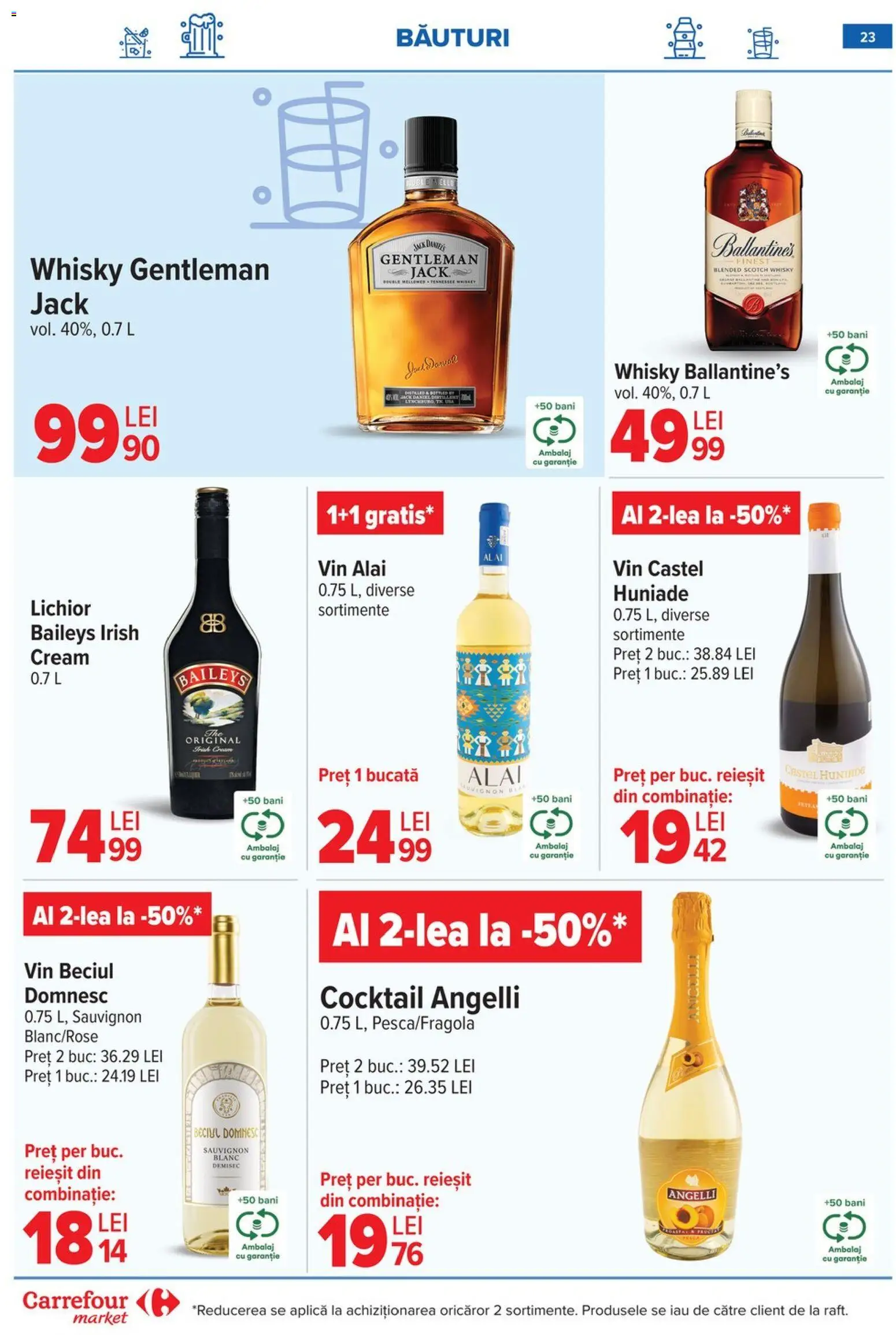 Catalog Carrefour 20 Mai - 1 Iunie 2026 | Pagina 23 | Produse: Lichior, Vin, Cocktail