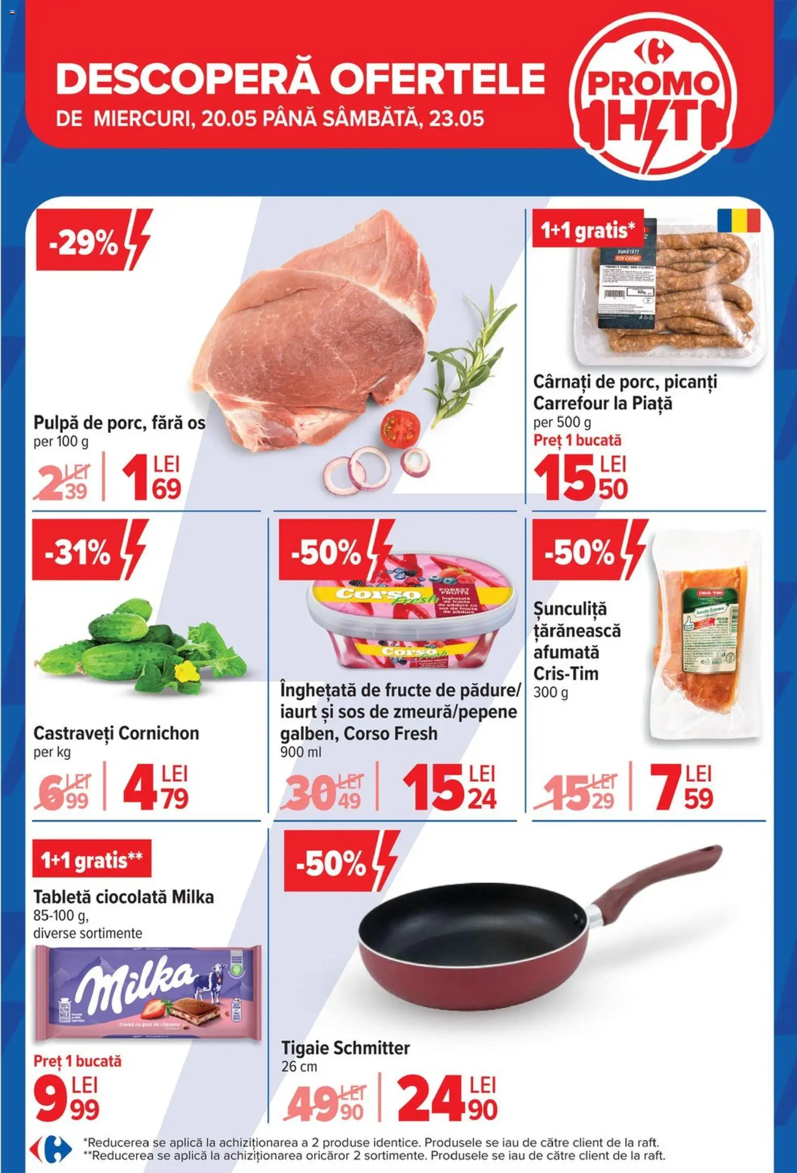 Catalog Carrefour 20 Mai - 1 Iunie 2026 | Pagina 5 | Produse: Tabletă, Tigaie, Castraveți, Sos
