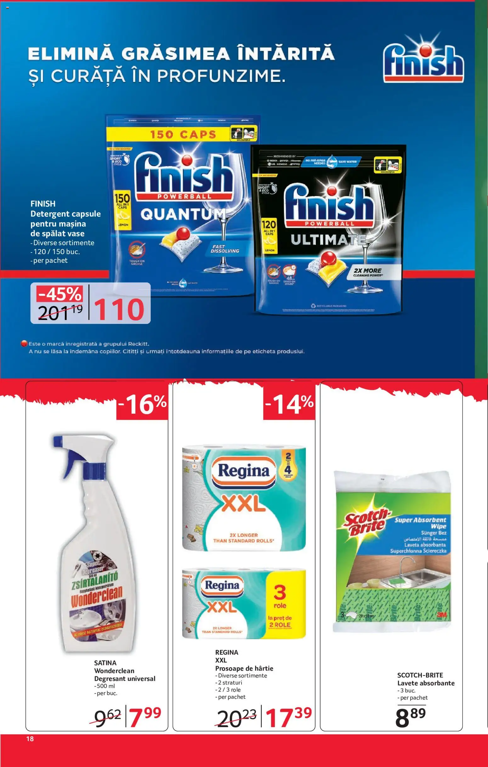Catalog Selgros 15 - 27 Mai 2026 | Pagina 18 | Produse: Role, Detergent, Lavete, Absorbante
