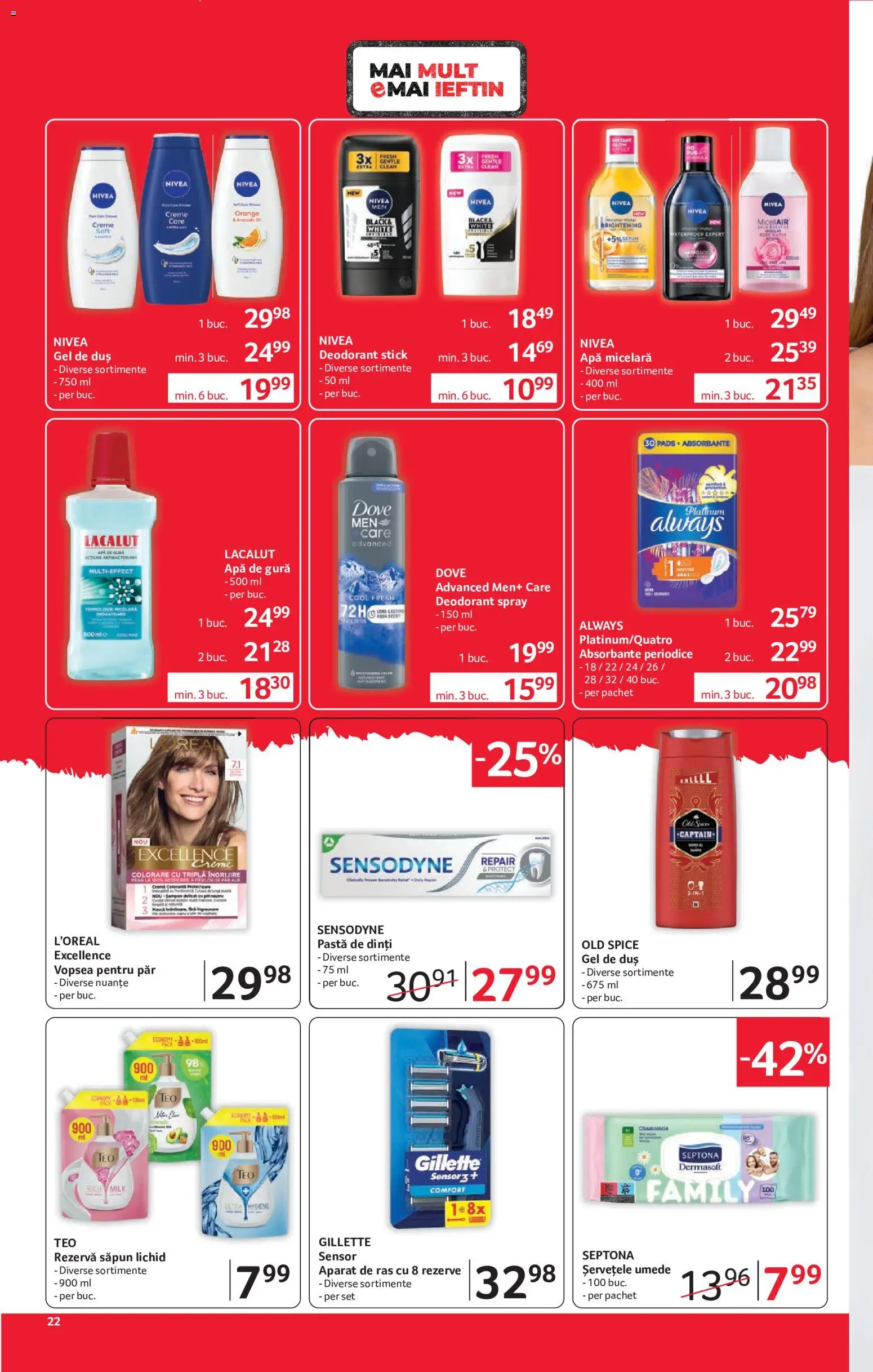 Catalog Selgros 15 - 27 Mai 2026 | Pagina 22 | Produse: Pomelo, Deodorant, Rezervă săpun, Apă