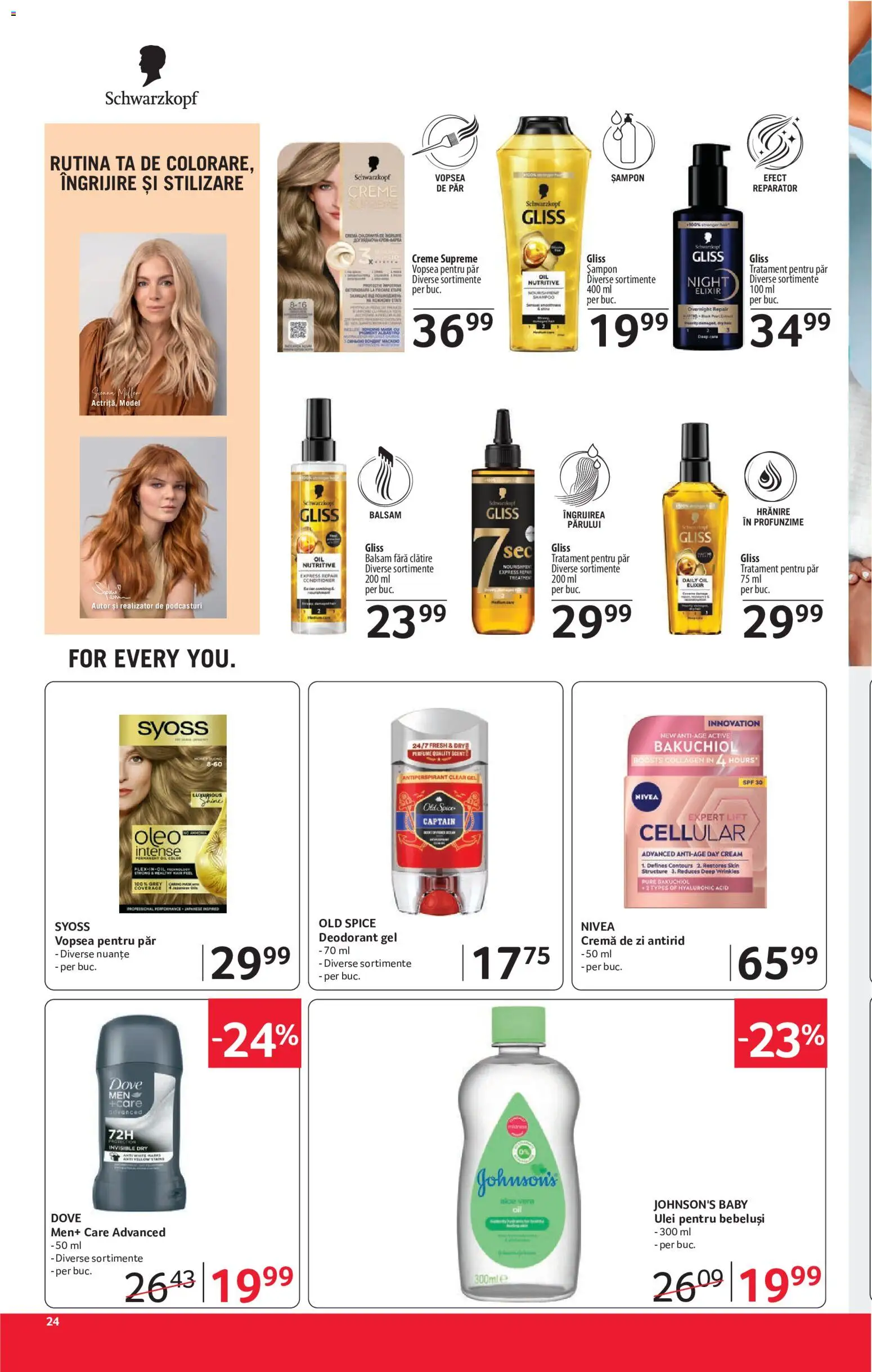 Catalog Selgros 15 - 27 Mai 2026 | Pagina 24 | Produse: Vopsea, Cremă, Ulei, Deodorant