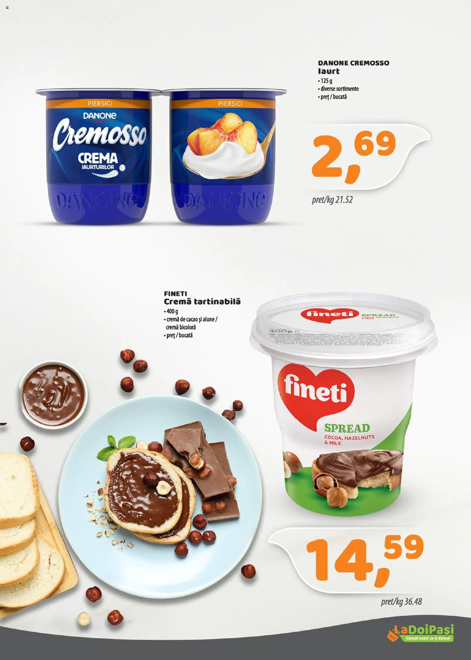 Catalog La Doi Pași 16 - 30 Mai 2026 | Pagina 4 | Produse: Alune, Cremă, Cacao, Cremă tartinabilă