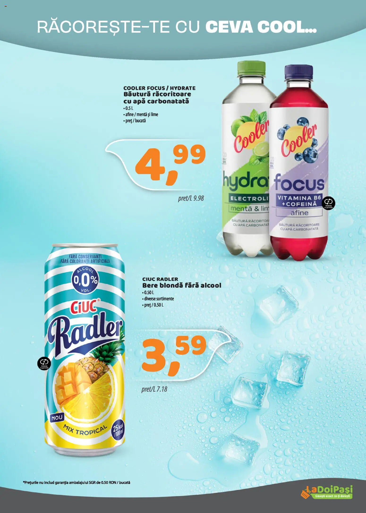 Catalog La Doi Pași 16 - 30 Mai 2026 | Pagina 8 | Produse: Lime, Afine, Bere, Apă