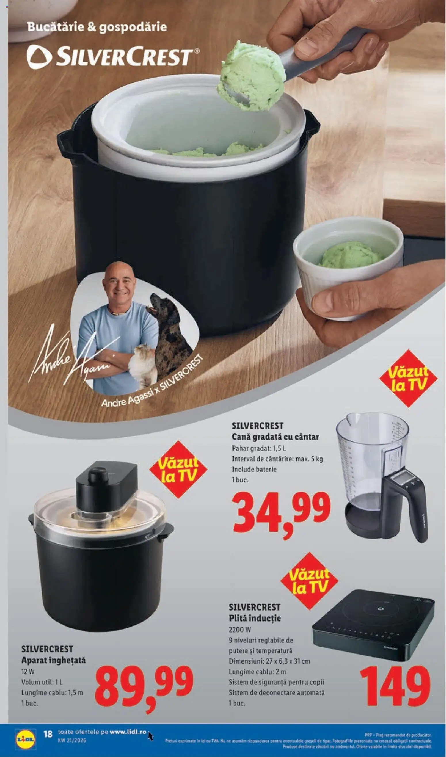 Catalog LIDL 18 - 23 Mai 2026 | Pagina 18 | Produse: Cablu, Cântar, Bucătărie, Înghețată