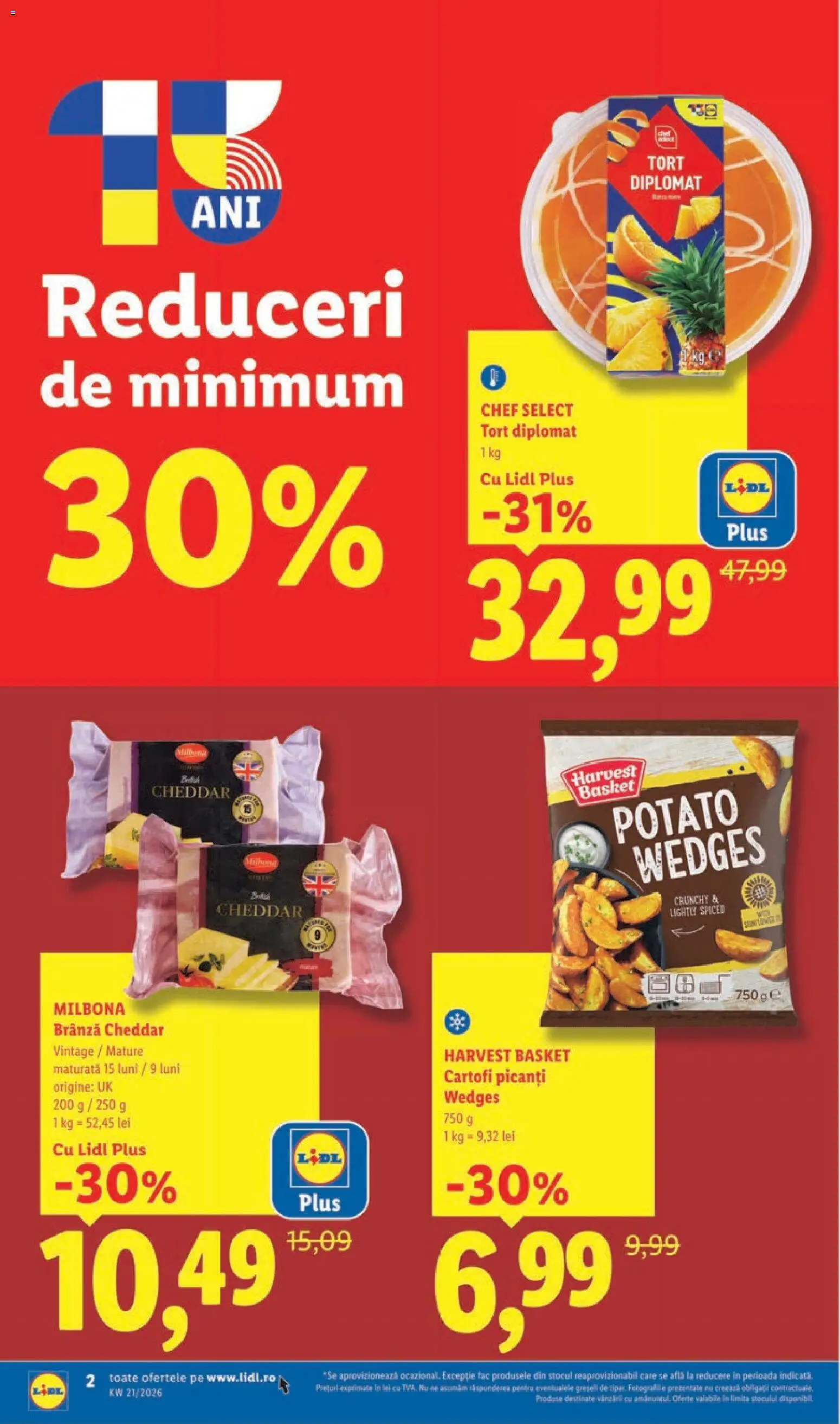 Catalog LIDL 18 - 23 Mai 2026 | Pagina 2 | Produse: Tort, Brânză, Cartofi