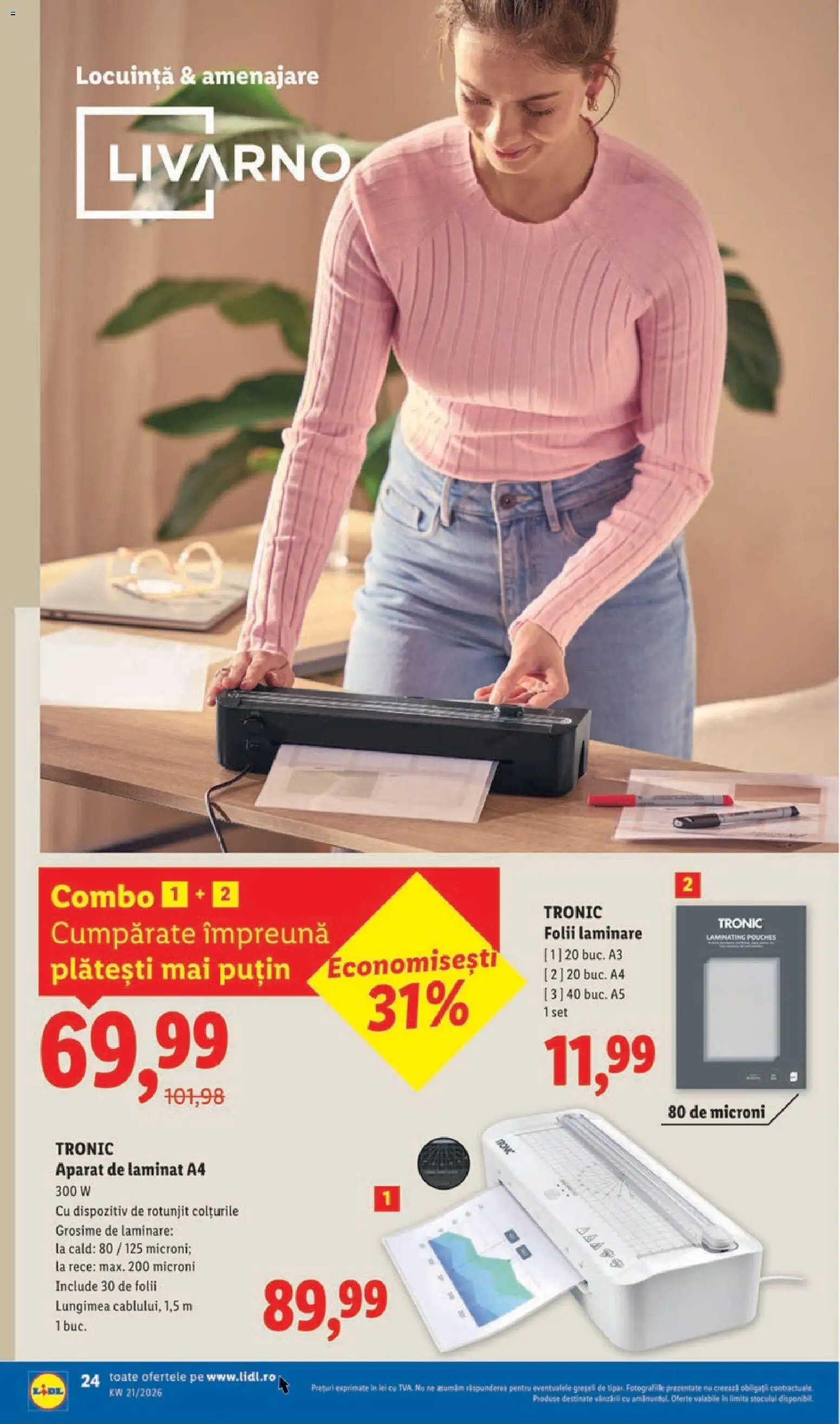 Catalog LIDL 18 - 23 Mai 2026 | Pagina 24 | Produse: Laminator
