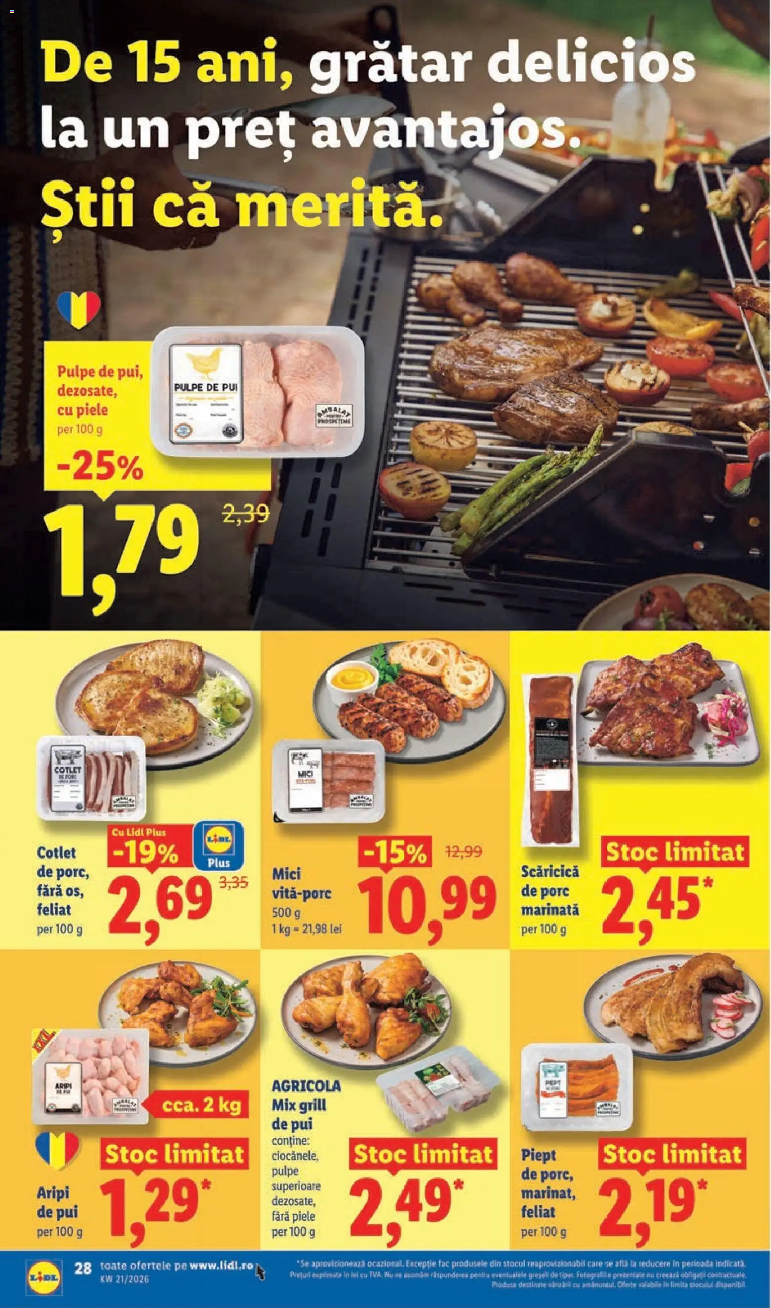 Catalog LIDL 18 - 23 Mai 2026 | Pagina 28 | Produse: Grill, Lait de coco, Hacıyatmaz Kedi Oyuncağı, Mici