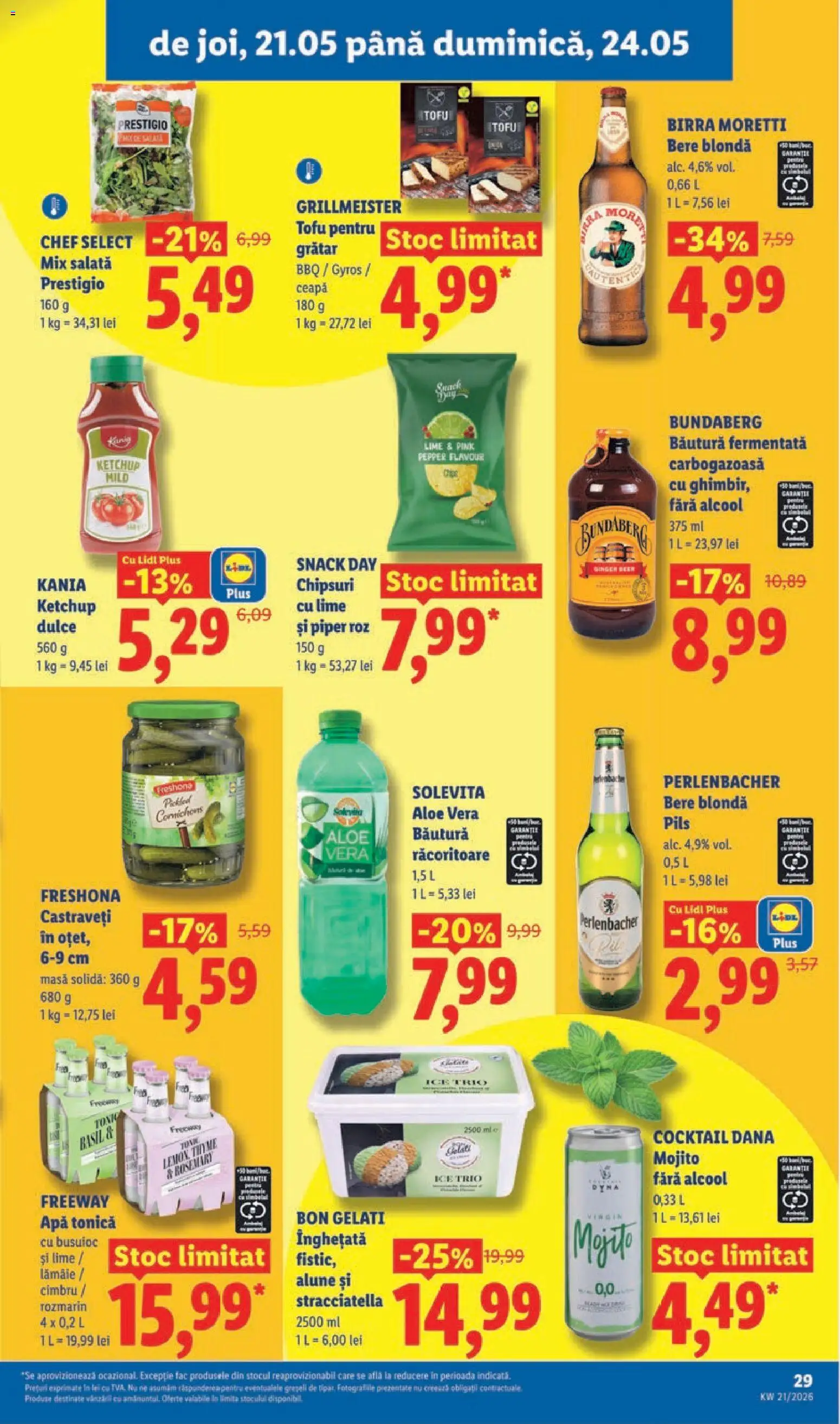 Catalog LIDL 18 - 23 Mai 2026 | Pagina 29 | Produse: Grătar, Bere, Înghețată, Apă