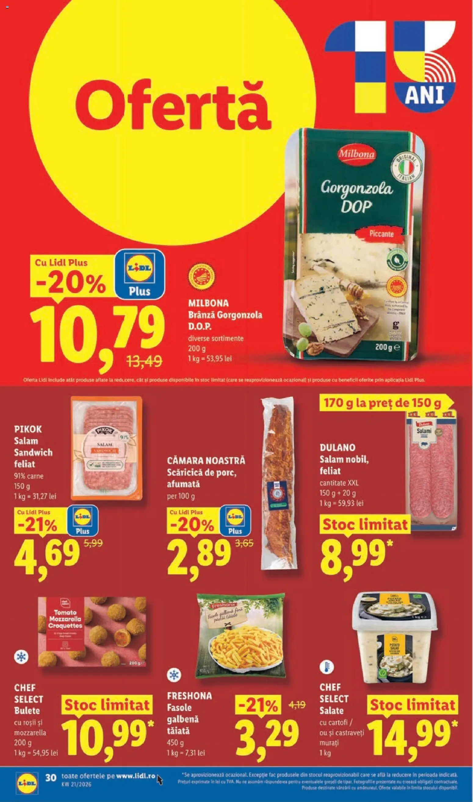 Catalog LIDL 18 - 23 Mai 2026 | Pagina 30 | Produse: Mozzarella, Brânză, Roșii, Cartofi