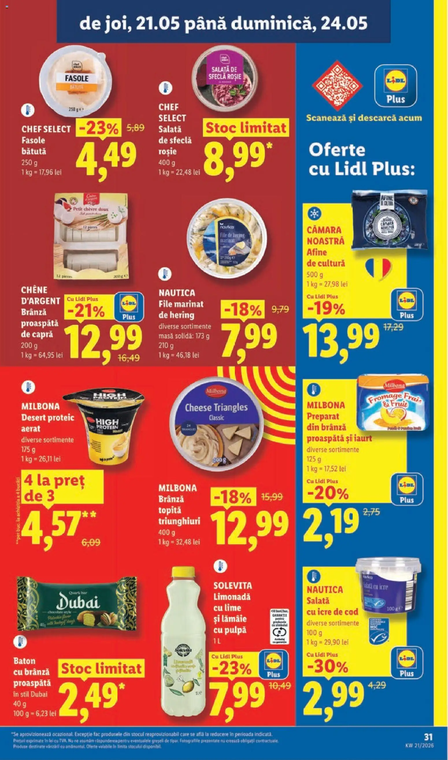Catalog LIDL 18 - 23 Mai 2026 | Pagina 31 | Produse: Masă, Salată cu icre, Salată, Sfeclă