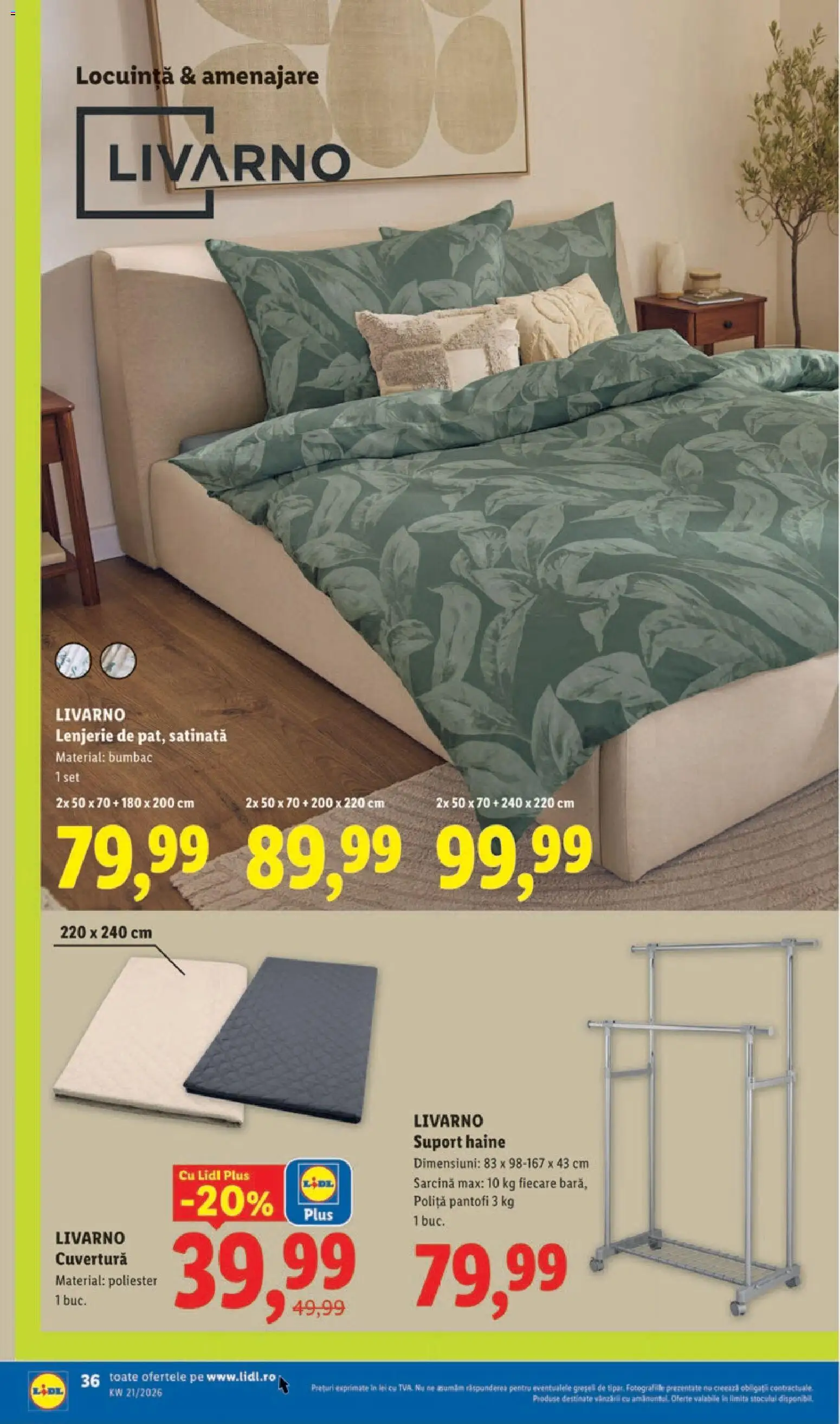 Catalog LIDL 18 - 23 Mai 2026 | Pagina 36 | Produse: Pantofi, Cuvertură, Haine