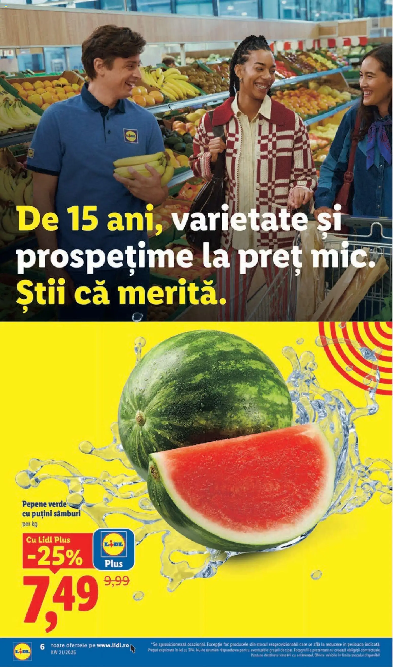 Catalog LIDL 18 - 23 Mai 2026 | Pagina 6 | Produse: Pepene Verde