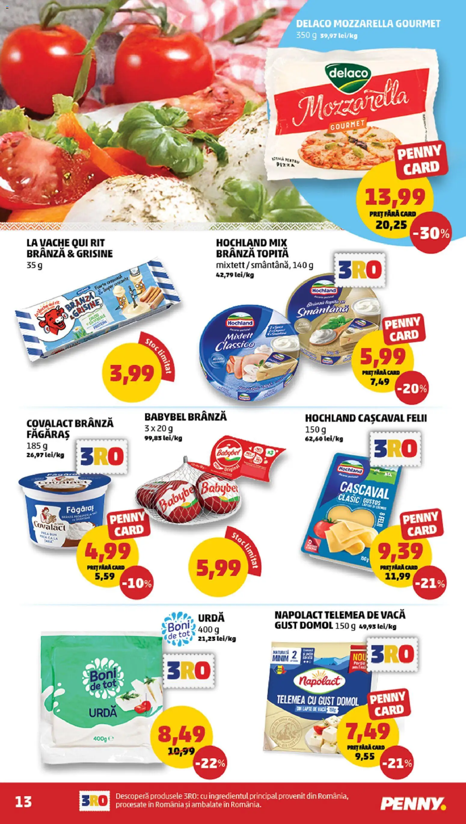 Catalog PENNY Market 20 - 25 Mai 2026 | Pagina 13 | Produse: Light Kedi Konservesi, Mozzarella, Lapte, Brânză