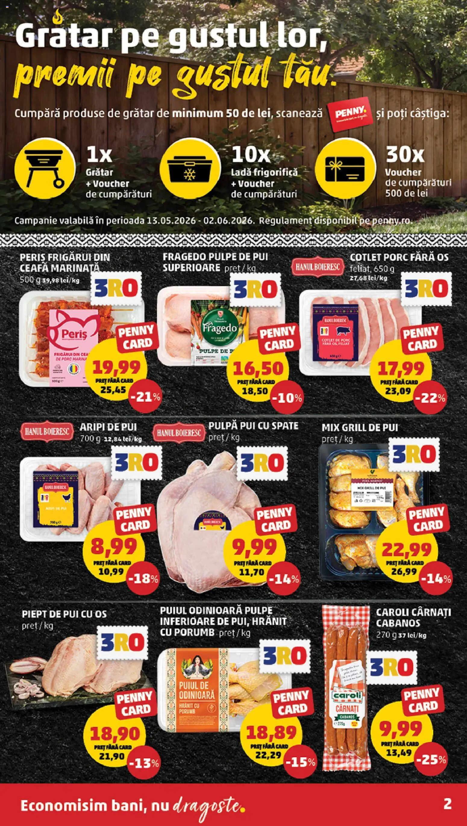 Catalog PENNY Market 20 - 25 Mai 2026 | Pagina 2 | Produse: Grătar, Cotlet porc, Porumb, Cârnați