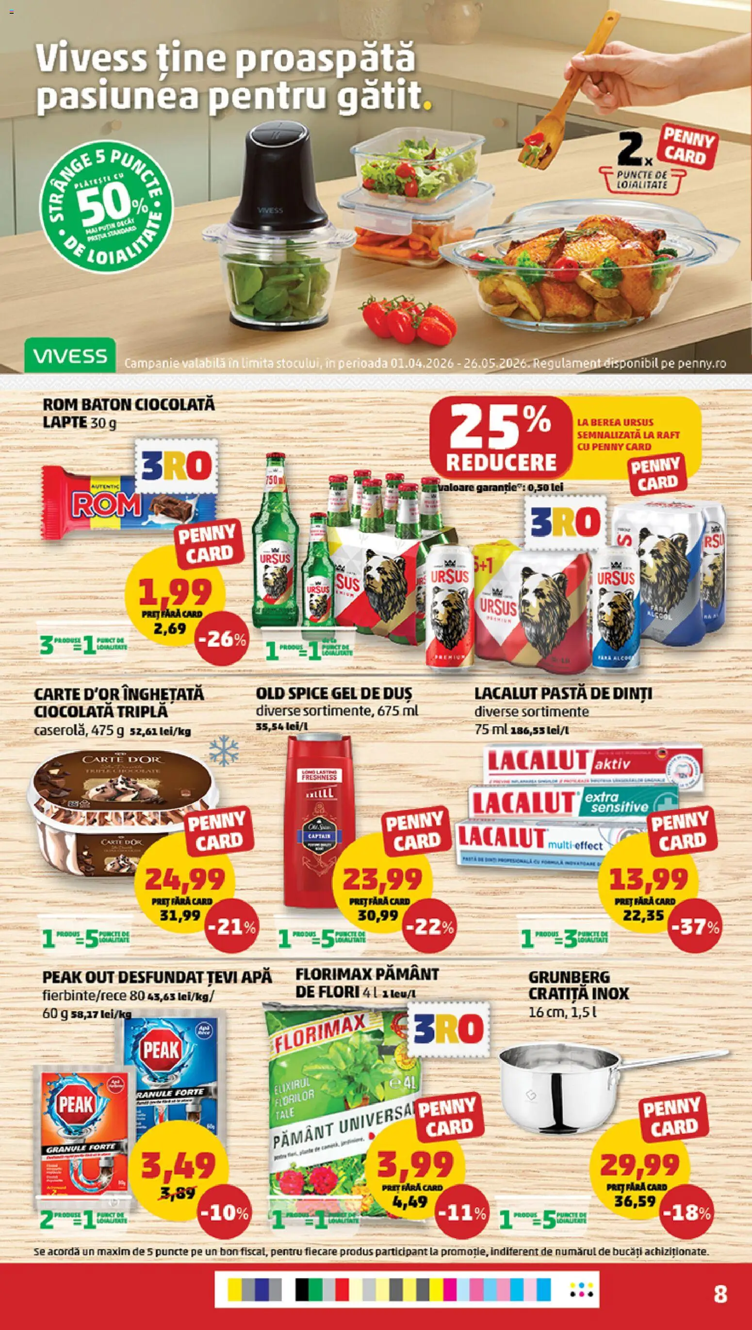 Catalog PENNY Market 20 - 25 Mai 2026 | Pagina 8 | Produse: Duș, Ciocolată, Gel de duș, Rom