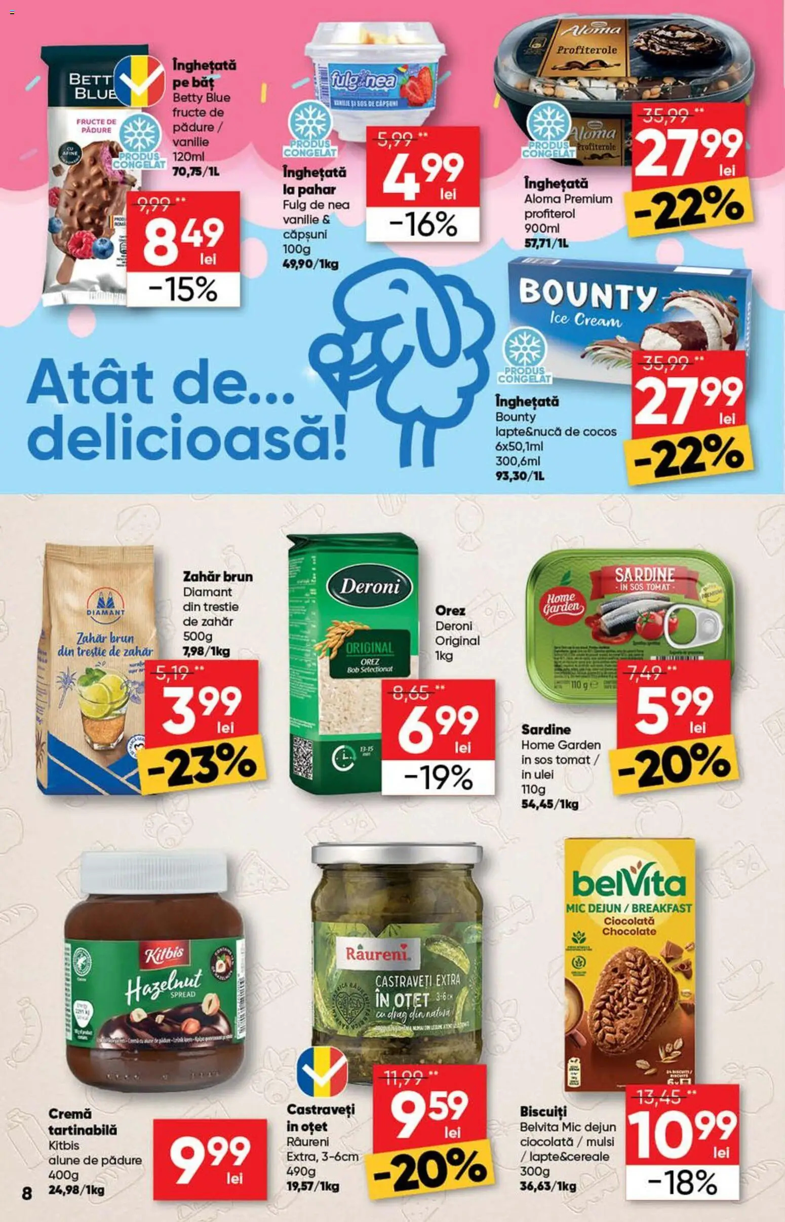 Catalog Profi 13 - 25 Mai 2026 | Pagina 8 | Produse: Alune, Ulei, Înghețată, Sos
