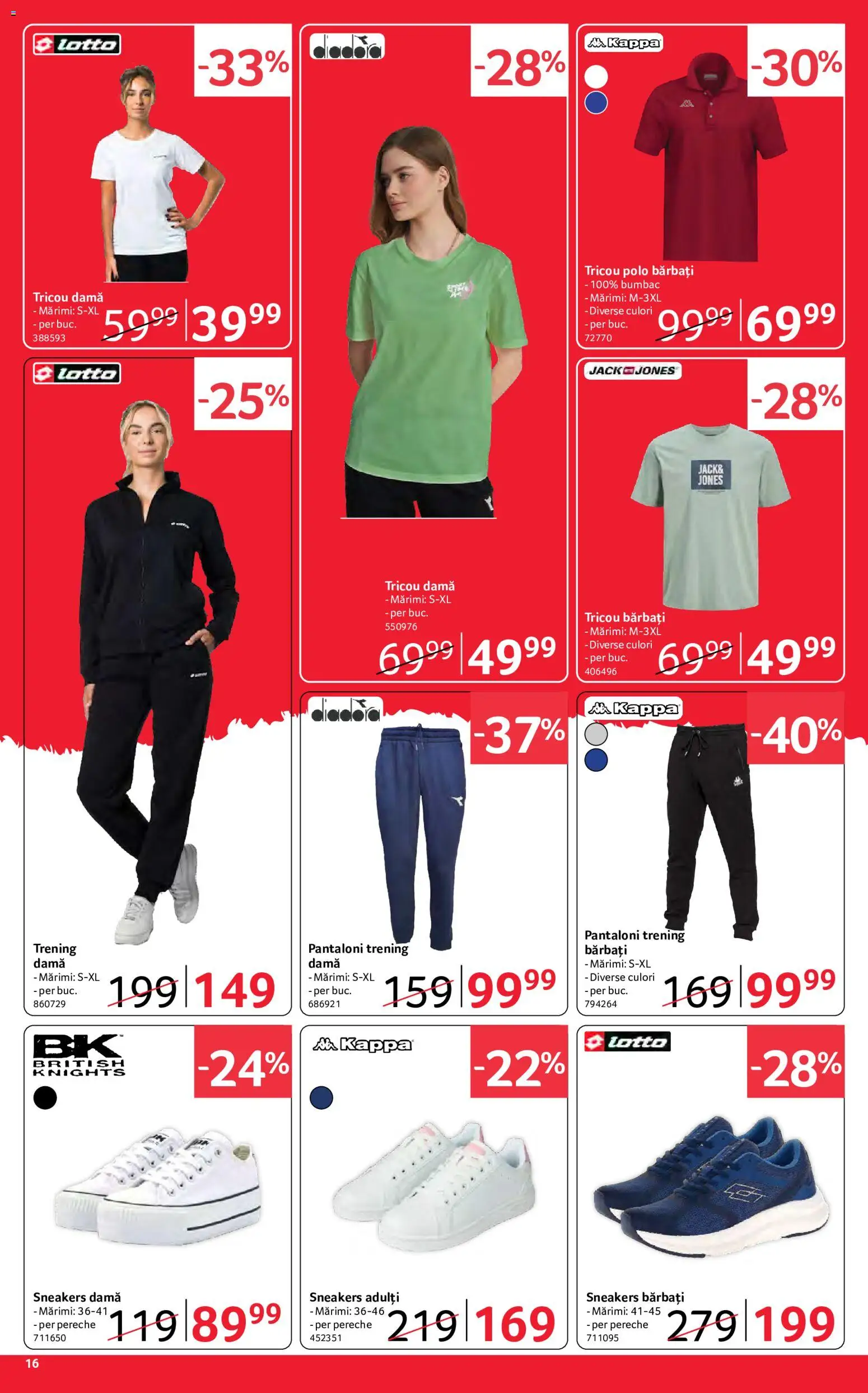 Catalog Selgros 15 - 27 Mai 2026 | Pagina 16 | Produse: Trening, Tricou, Pantaloni