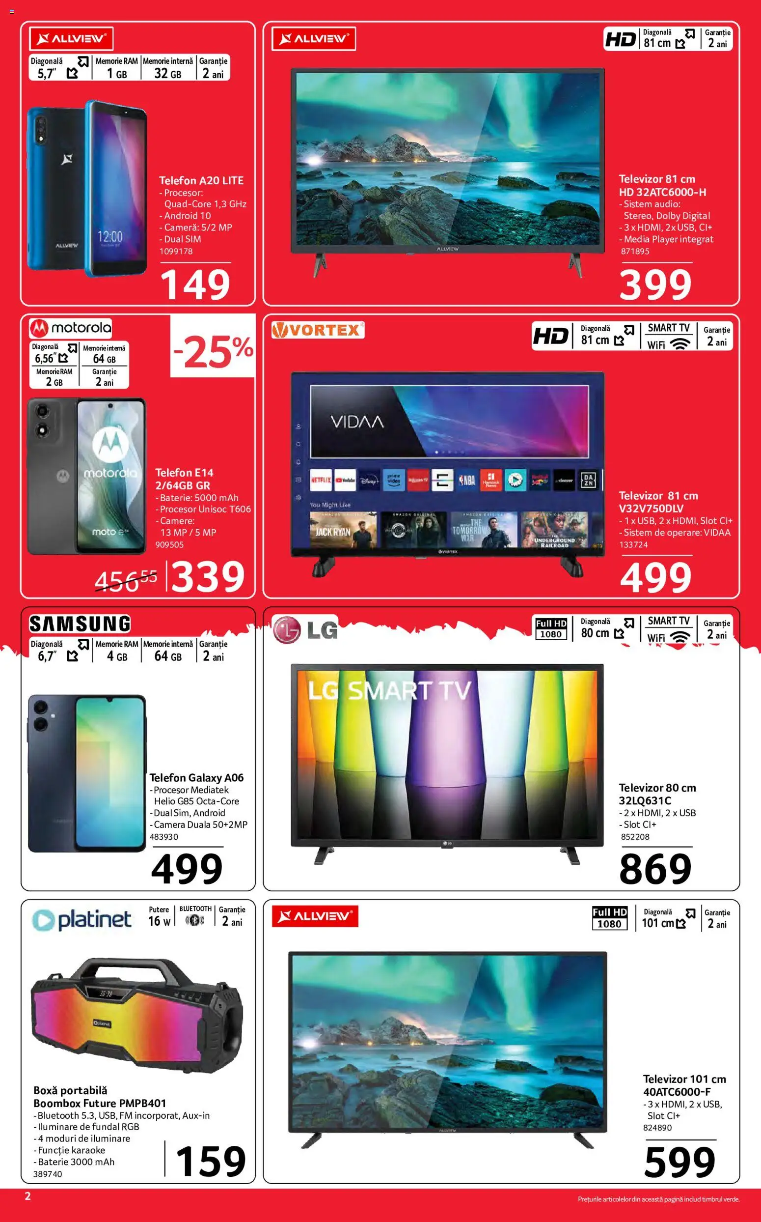 Catalog Selgros 15 - 27 Mai 2026 | Pagina 2 | Produse: Telefon, Audio, Usb, Sistem audio