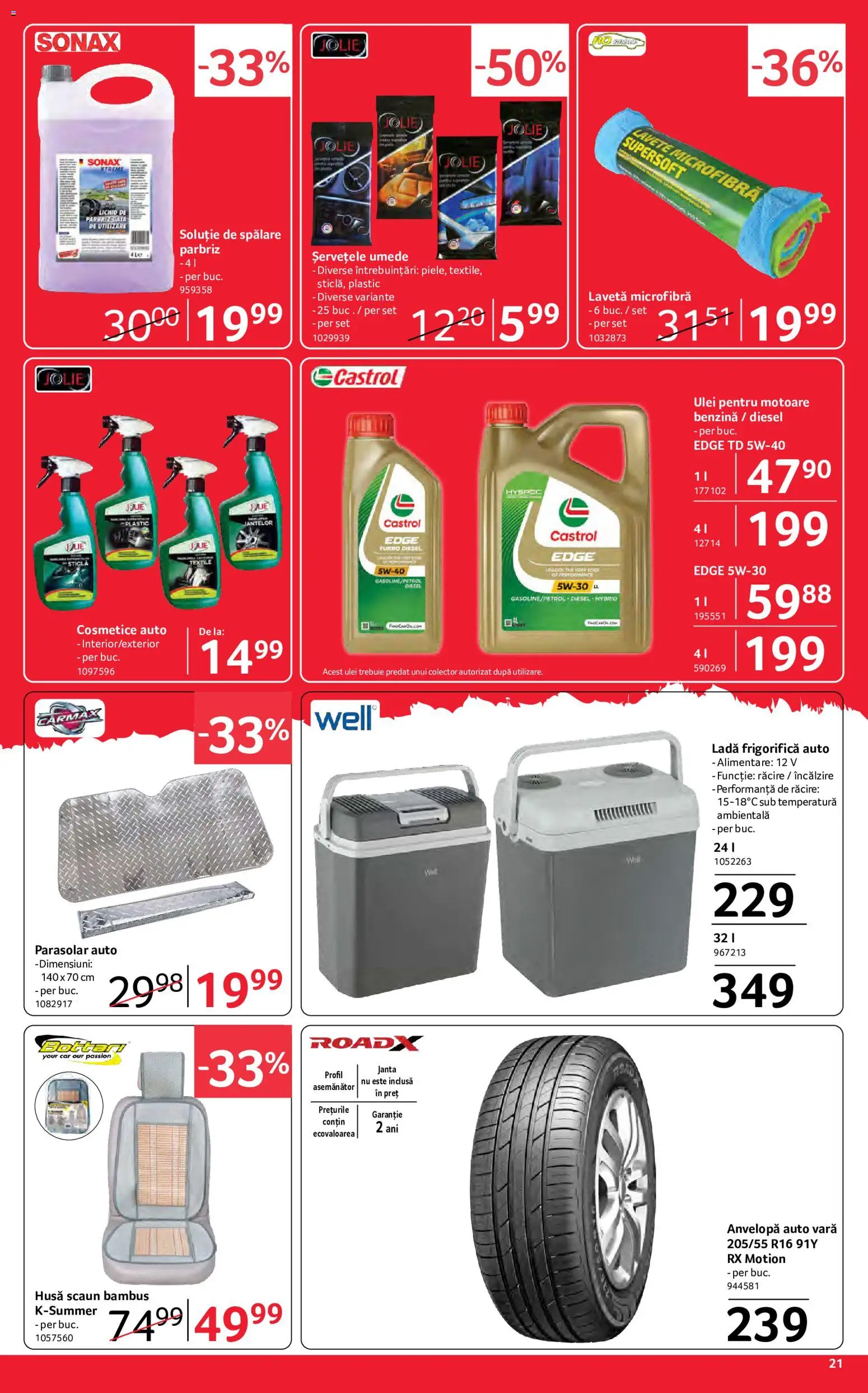 Catalog Selgros 15 - 27 Mai 2026 | Pagina 21 | Produse: Scaun, Ulei, Lavete, Ladă frigorifică