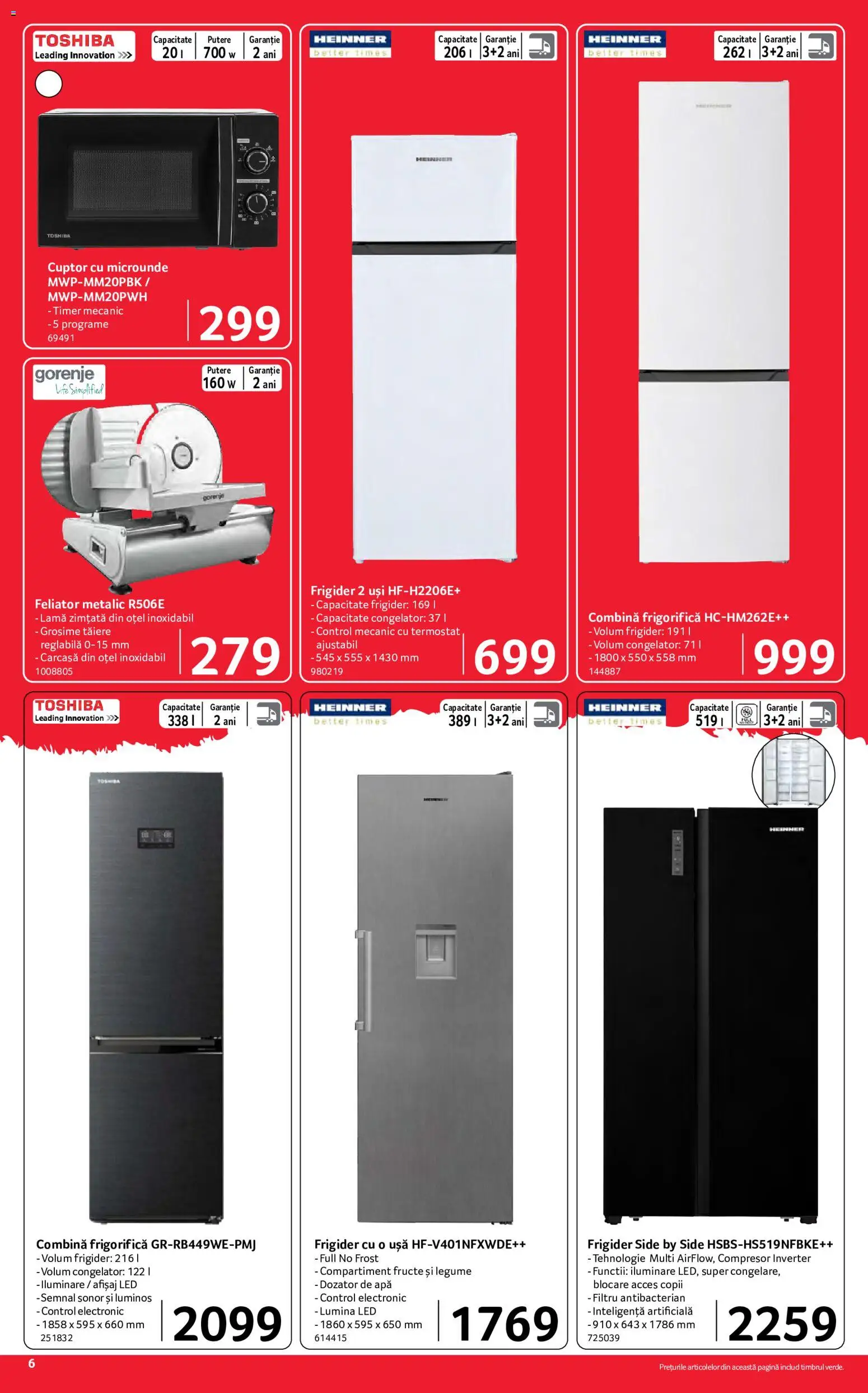 Catalog Selgros 15 - 27 Mai 2026 | Pagina 6 | Produse: Carcasă, Frigider, Apă, Legume