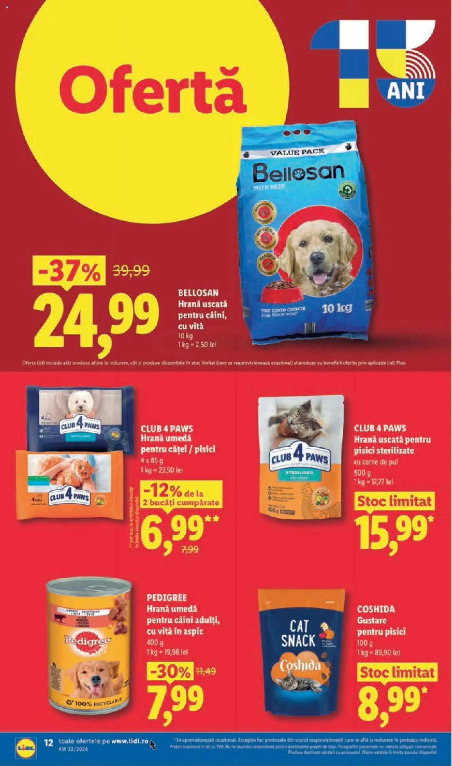 Catalog LIDL 25 - 30 Mai 2026 | Pagina 12 | Produse: Hacıyatmaz Kedi Oyuncağı, Carne De Pui