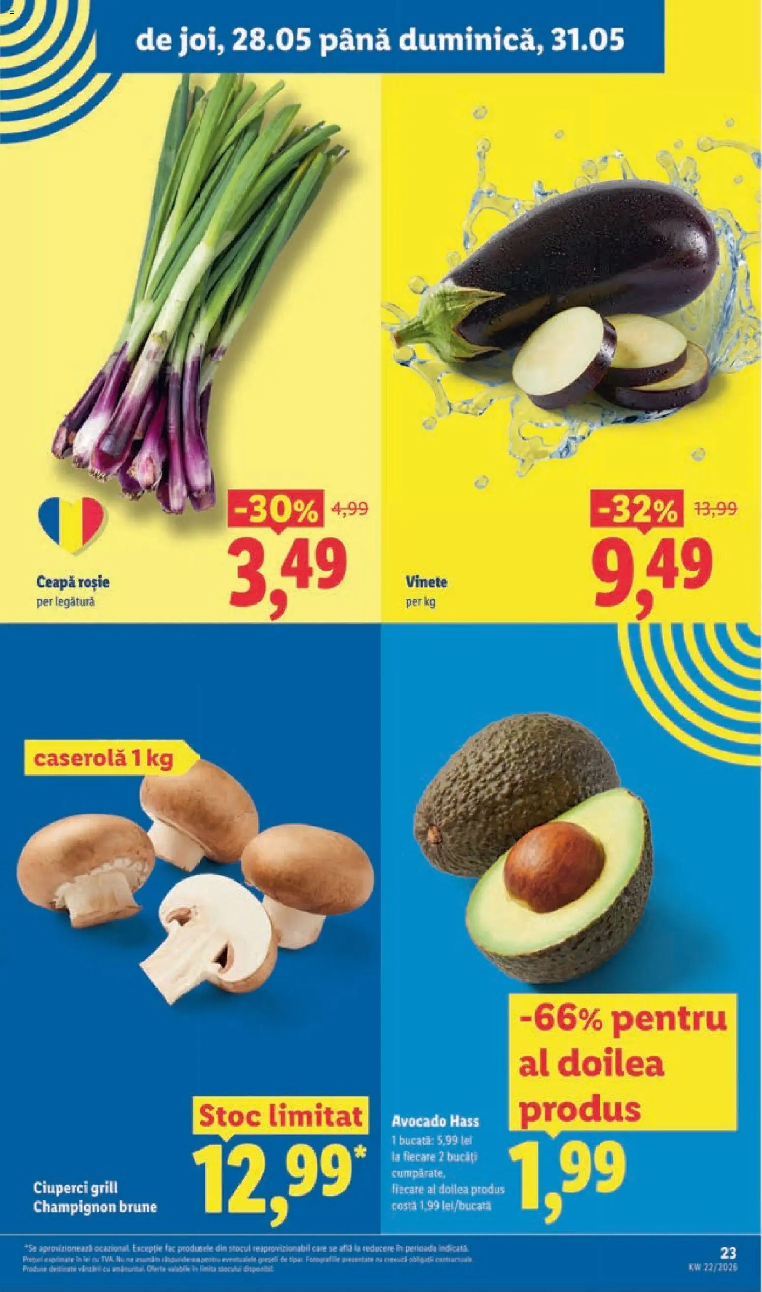 Catalog LIDL 25 - 30 Mai 2026 | Pagina 23 | Produse: Grill, Ciuperci, Avocado, Ceapă