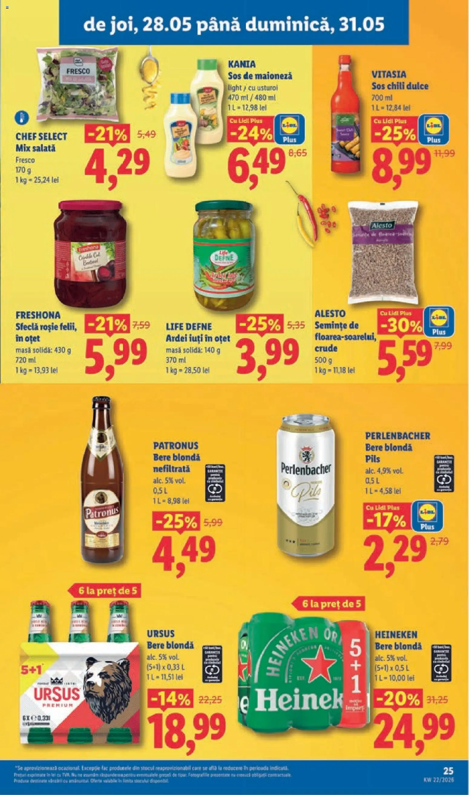 Catalog LIDL 25 - 30 Mai 2026 | Pagina 25 | Produse: Masă, Semințe, Bere, Usturoi