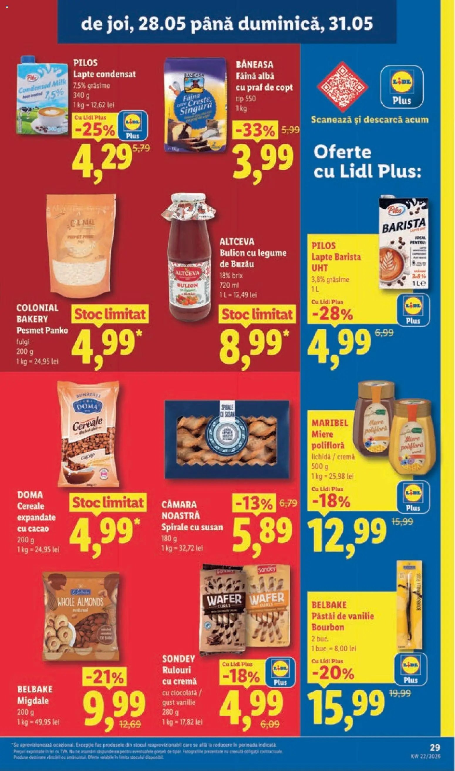 Catalog LIDL 25 - 30 Mai 2026 | Pagina 29 | Produse: Miere polifloră, Făină, Cereale, Cacao