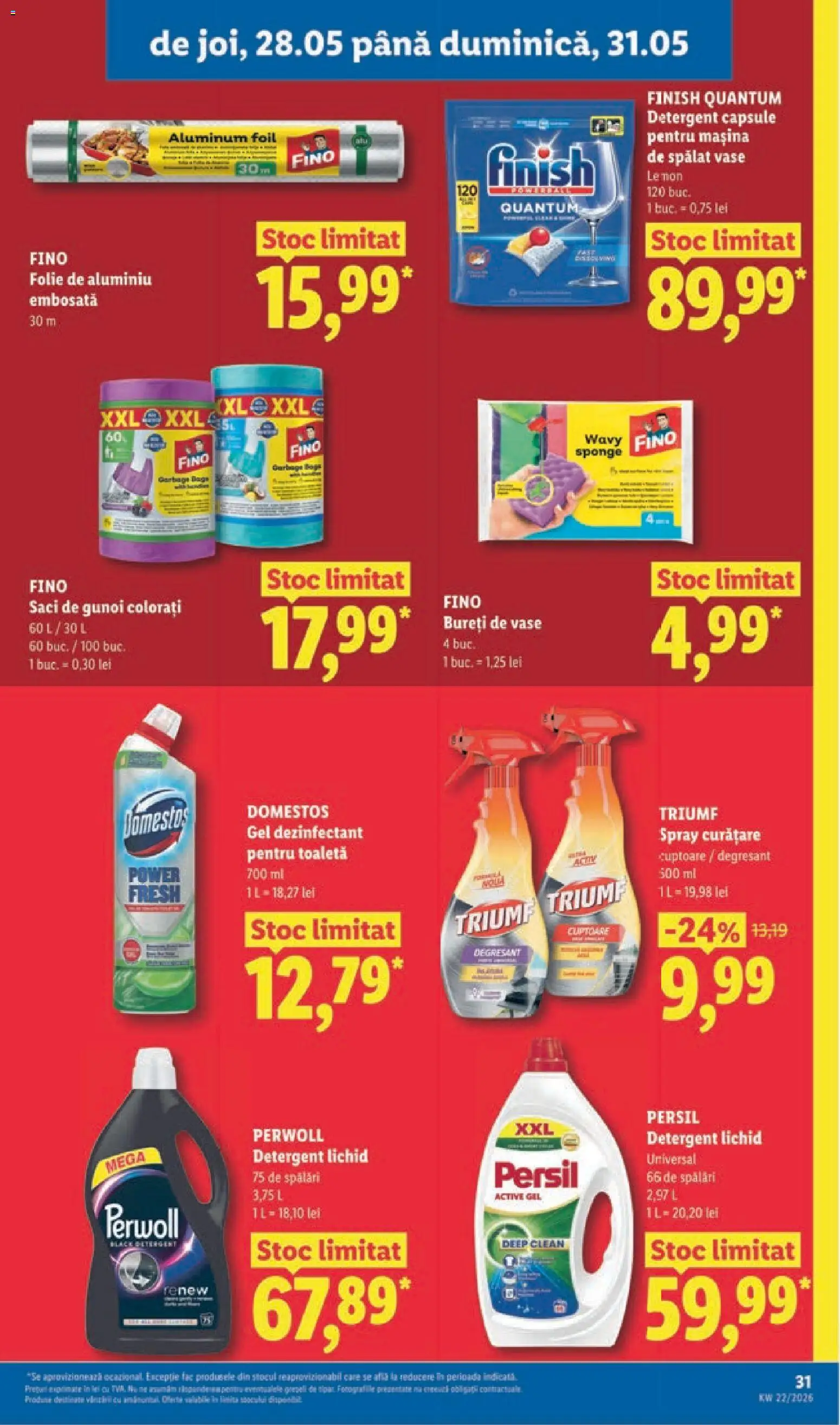 Catalog LIDL 25 - 30 Mai 2026 | Pagina 31 | Produse: Mașină De Spălat, Mașină De Spălat Vase, Grill, Detergent