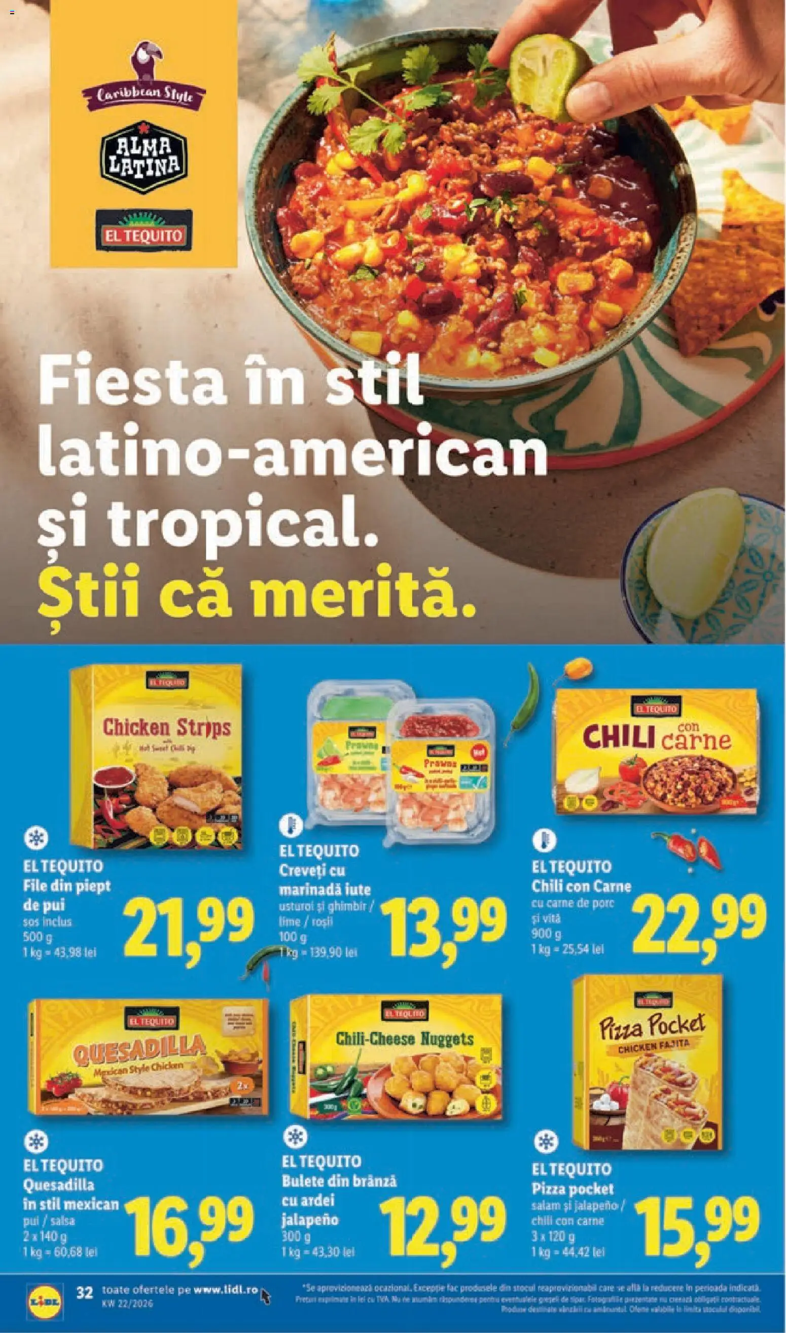 Catalog LIDL 25 - 30 Mai 2026 | Pagina 32 | Produse: Ardei, Brânză, Pizza, Roșii