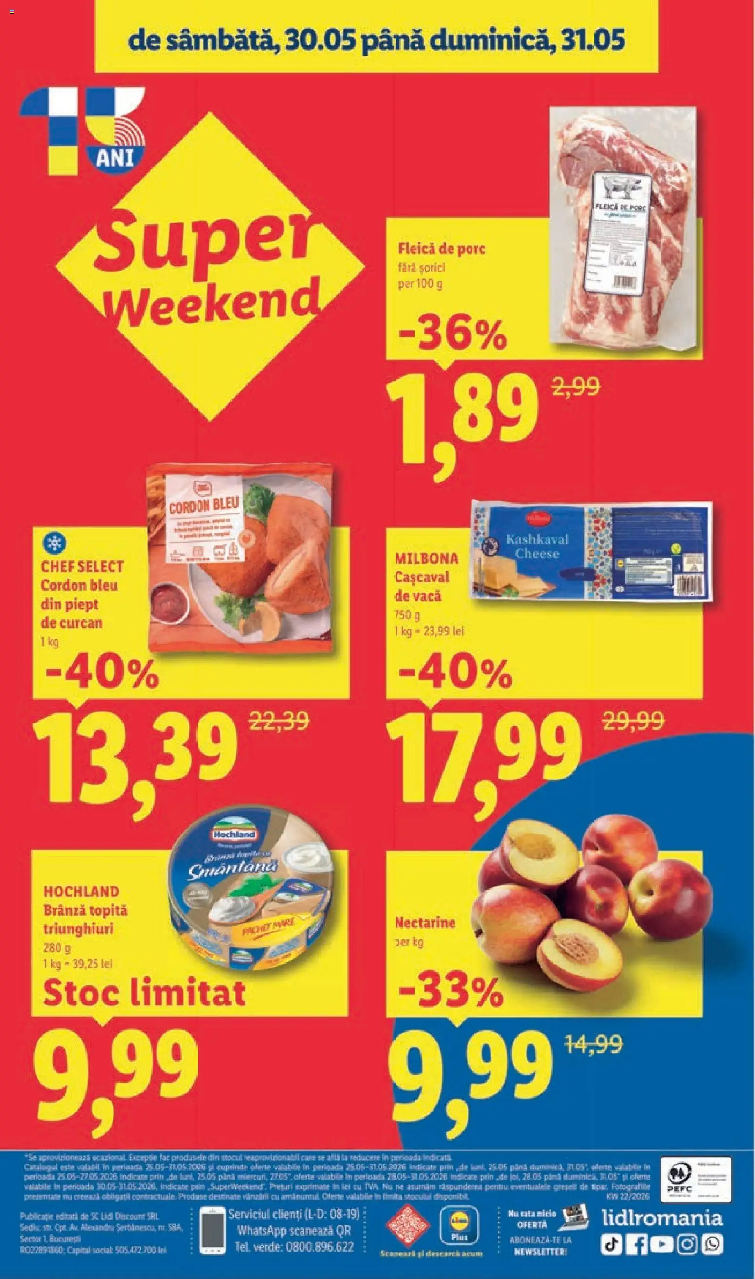 Catalog LIDL 25 - 30 Mai 2026 | Pagina 40 | Produse: Cordon bleu, Cașcaval, Rață, Brânză