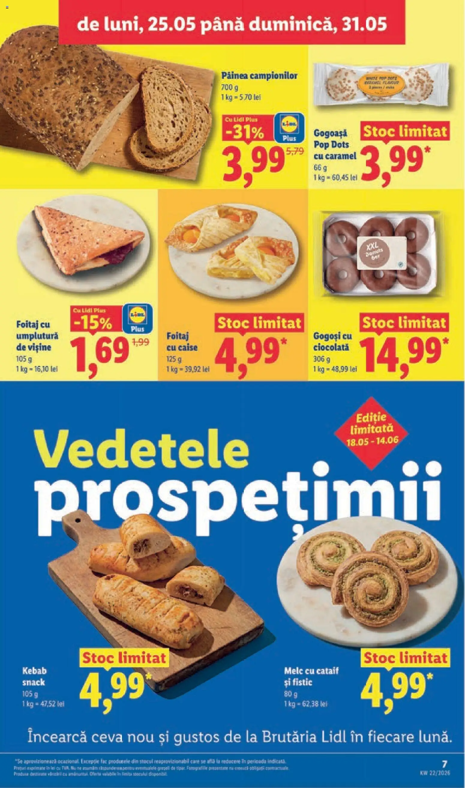 Catalog LIDL 25 - 30 Mai 2026 | Pagina 7 | Produse: Ciocolată, Fistic, Gogoși, Ahtapot
