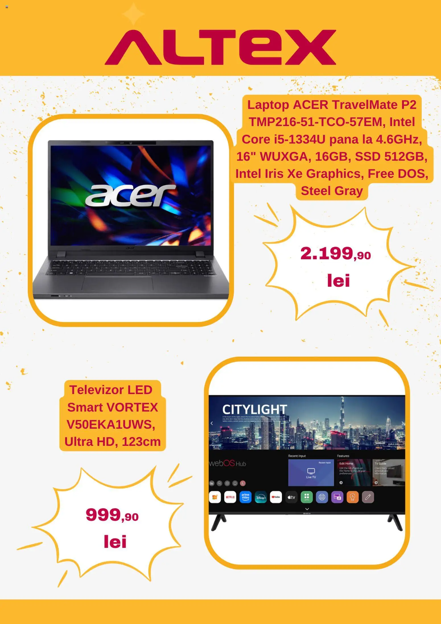 Catalog Altex 21 - 26 Mai 2026 | Pagina 3 | Produse: Laptop, Vestiyer, Video, Babak