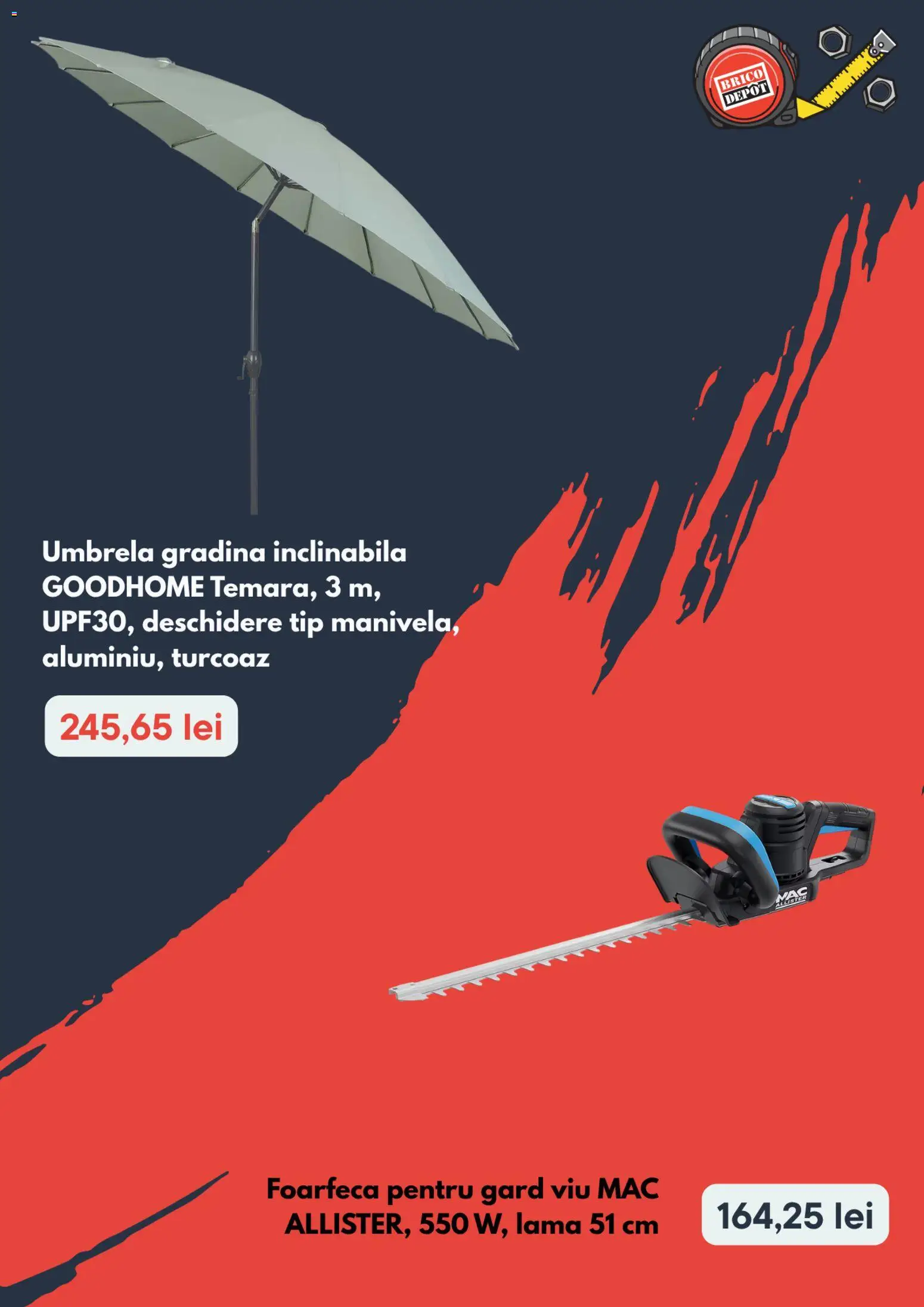 Catalog Brico Depot 21 Mai - 2 Iunie 2026 | Pagina 4 | Produse: Umbrelă