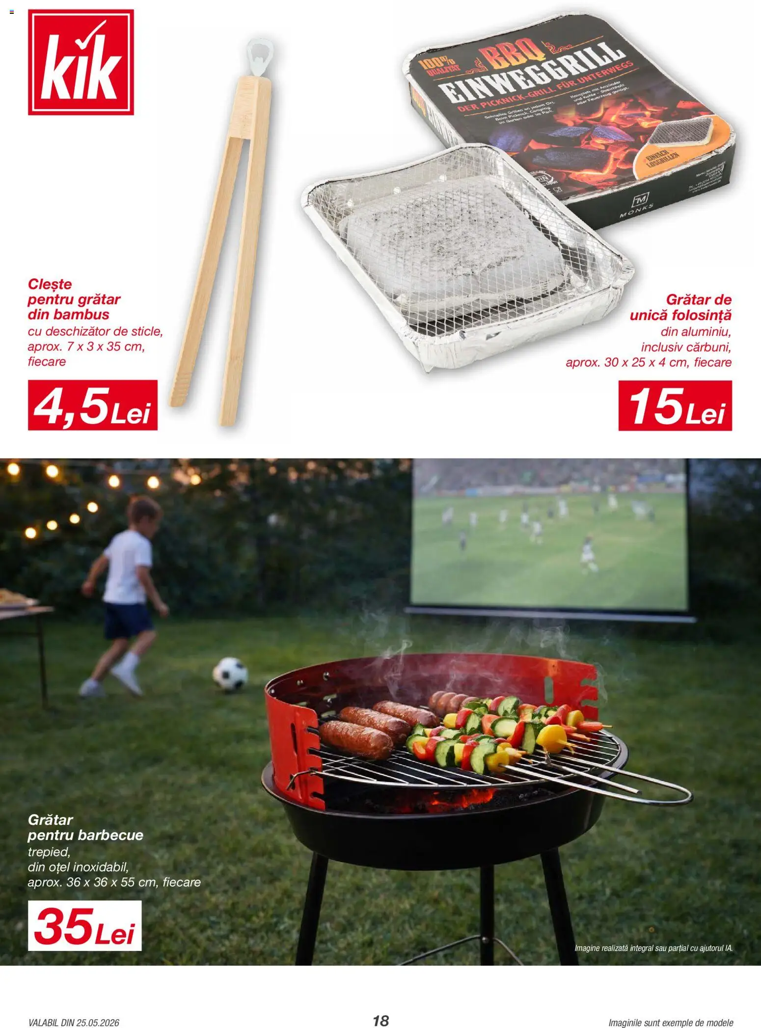 Catalog Kik 25 Mai - 20 Iunie 2026 | Pagina 18 | Produse: Clește, Grătar