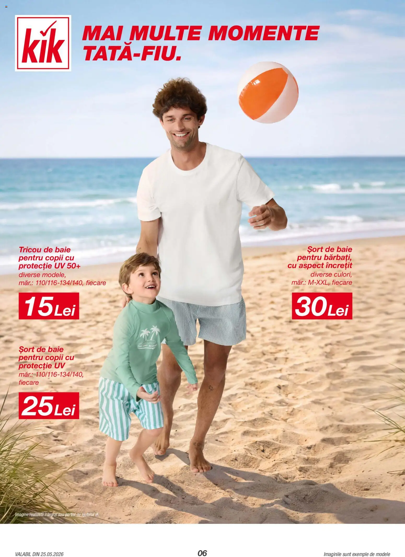 Catalog Kik 25 Mai - 20 Iunie 2026 | Pagina 6 | Produse: Șort, Șort de baie, Tricou