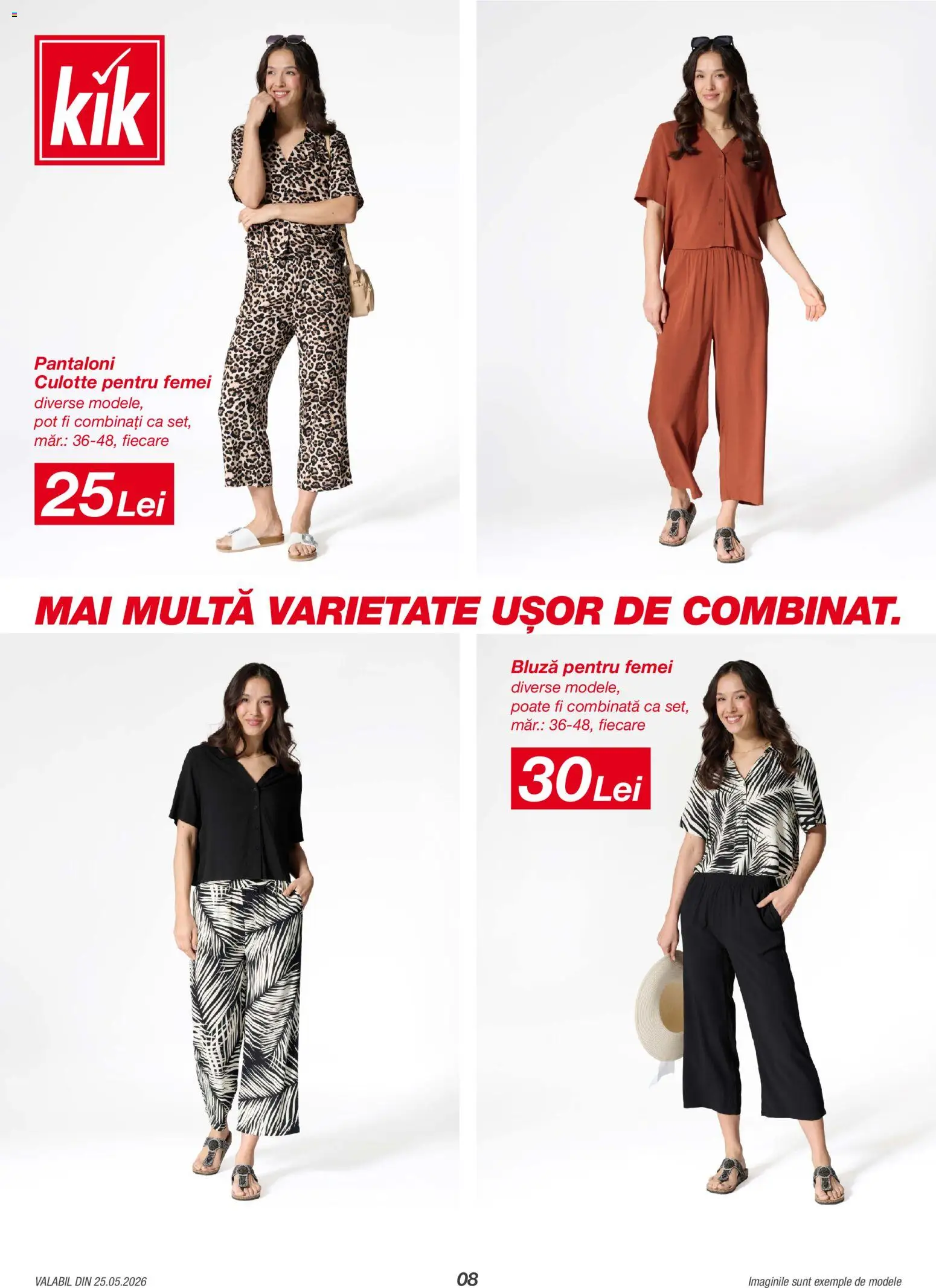 Catalog Kik 25 Mai - 20 Iunie 2026 | Pagina 8 | Produse: Bluză, Pantaloni